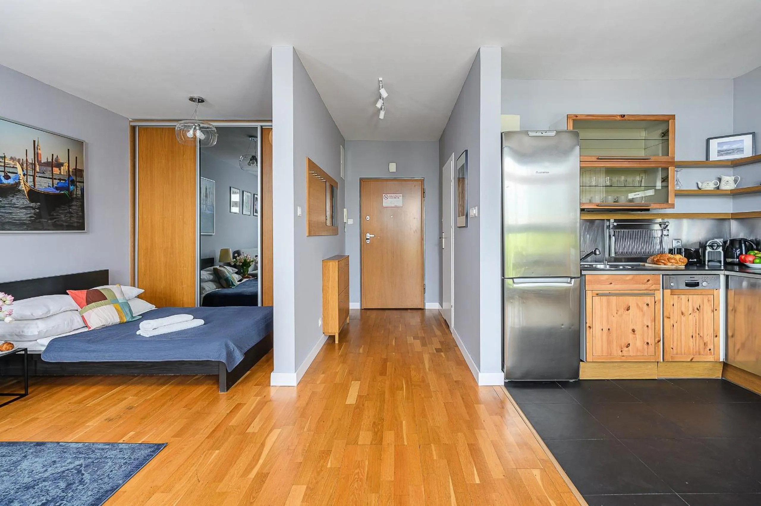 stove in Slominskiego 7 P&O Apartments