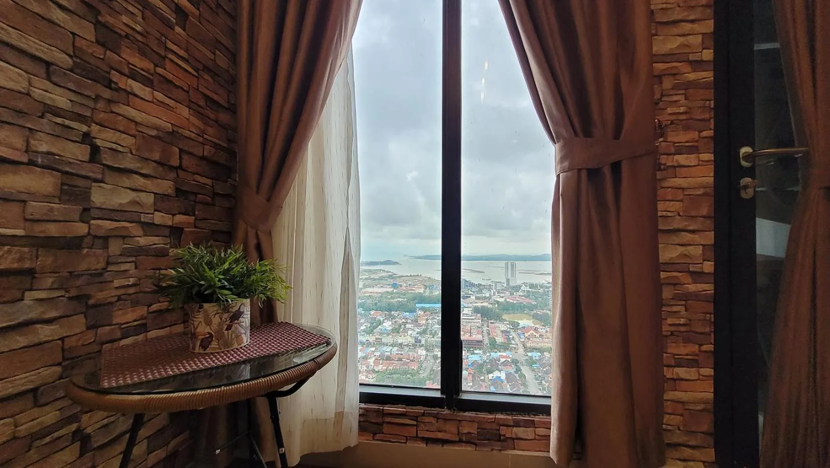 Bird's eye view in Palam Mansion at Meisterstadt Pollux Habibie Apartment