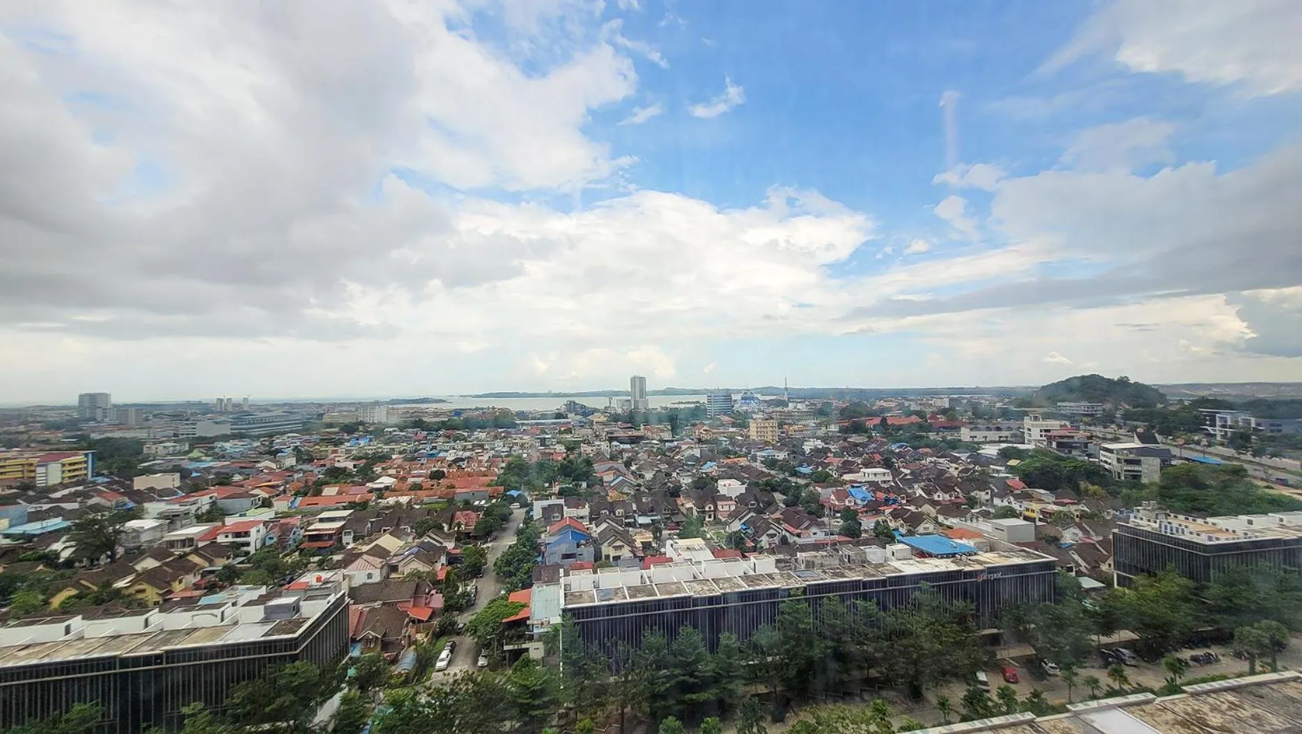Bird's eye view in Palam Mansion at Meisterstadt Pollux Habibie Apartment