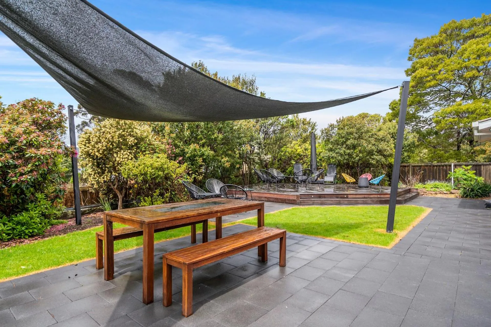 Patio in Lumeah Retreat Bruny Island