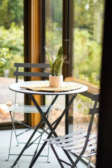 Seating area in Lumeah Retreat Bruny Island