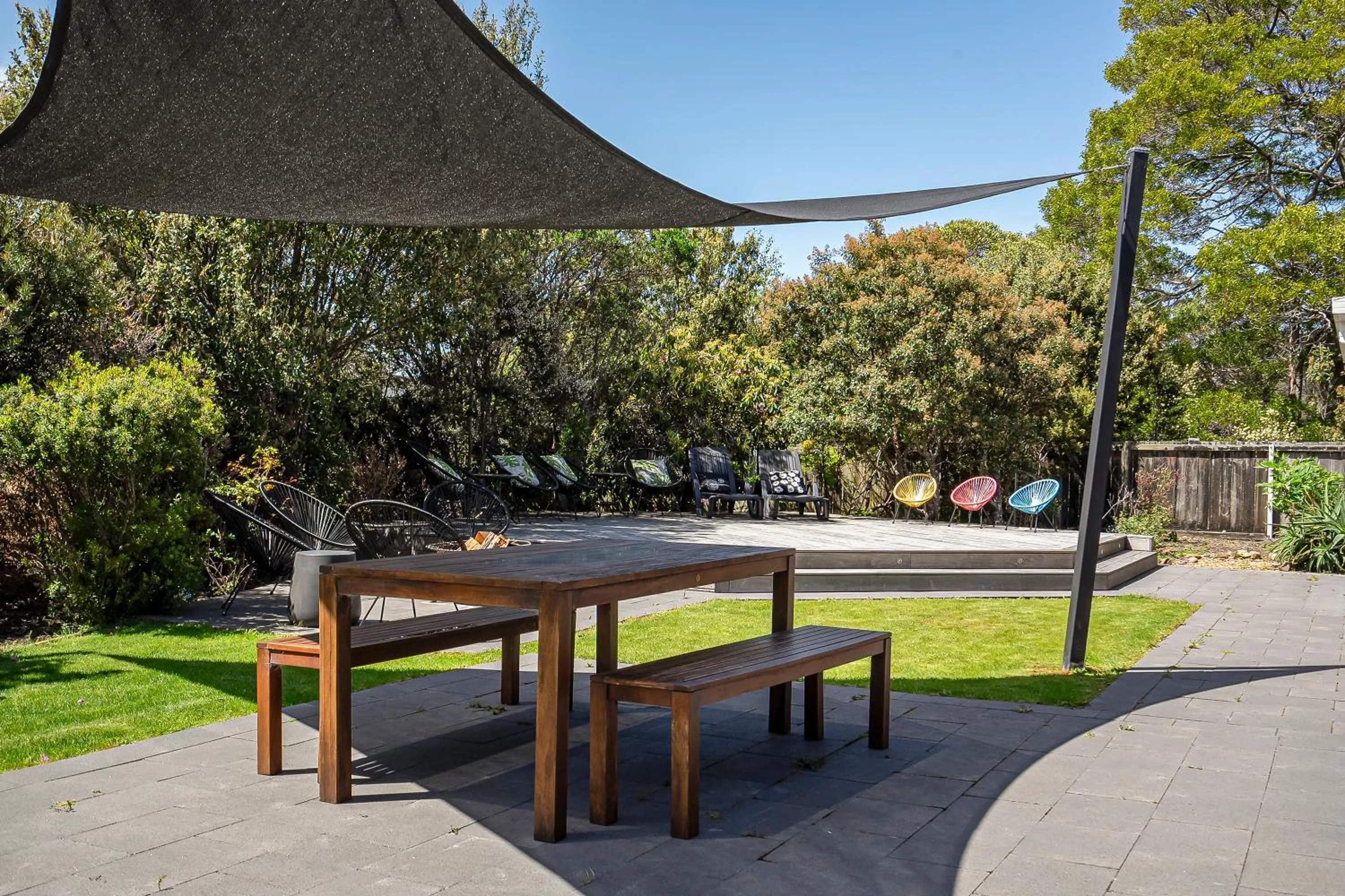 Patio in Lumeah Retreat Bruny Island