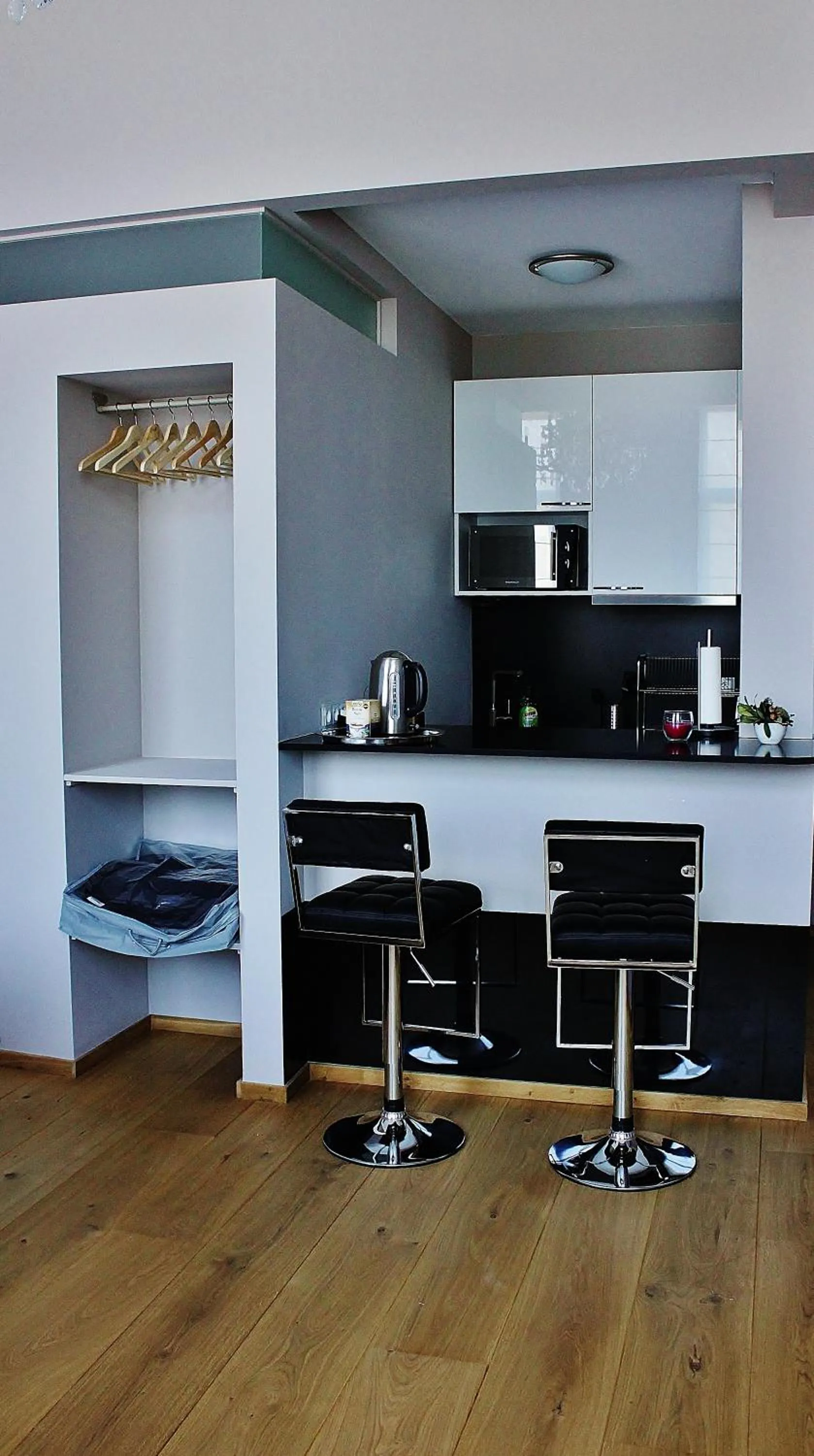 Kitchen or kitchenette in B&B Avenue Deschanel