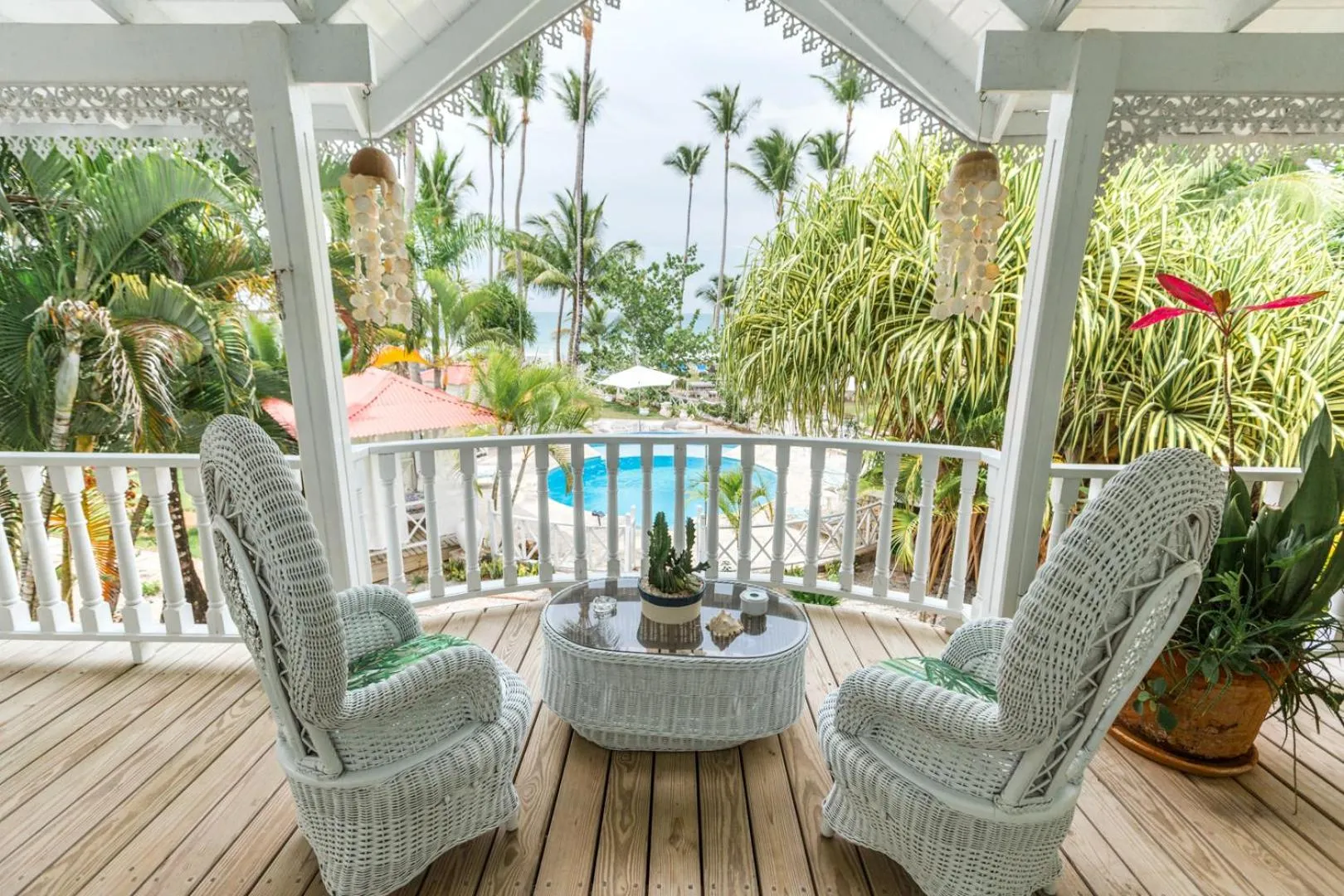 Patio in Hotel Casa Coson