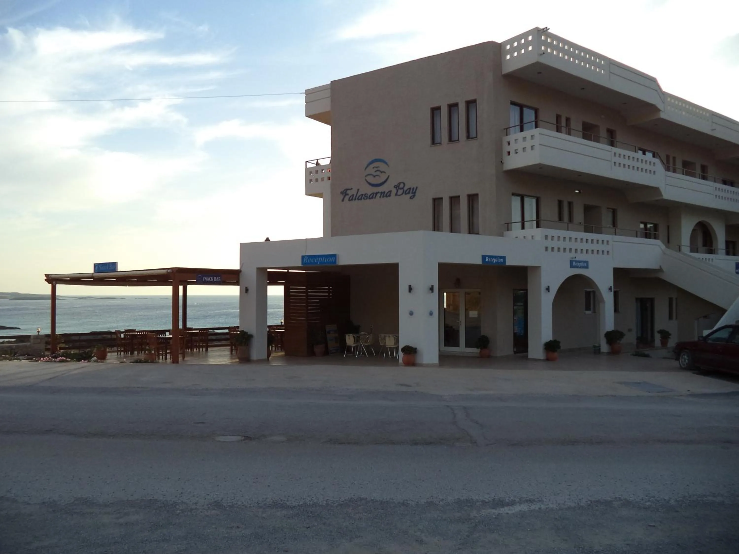 Facade/entrance in Falasarna Bay