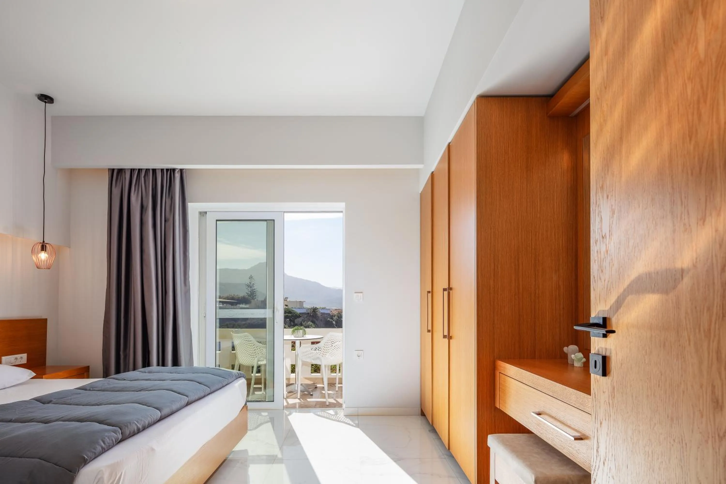 Bedroom, Bed in Falasarna Bay