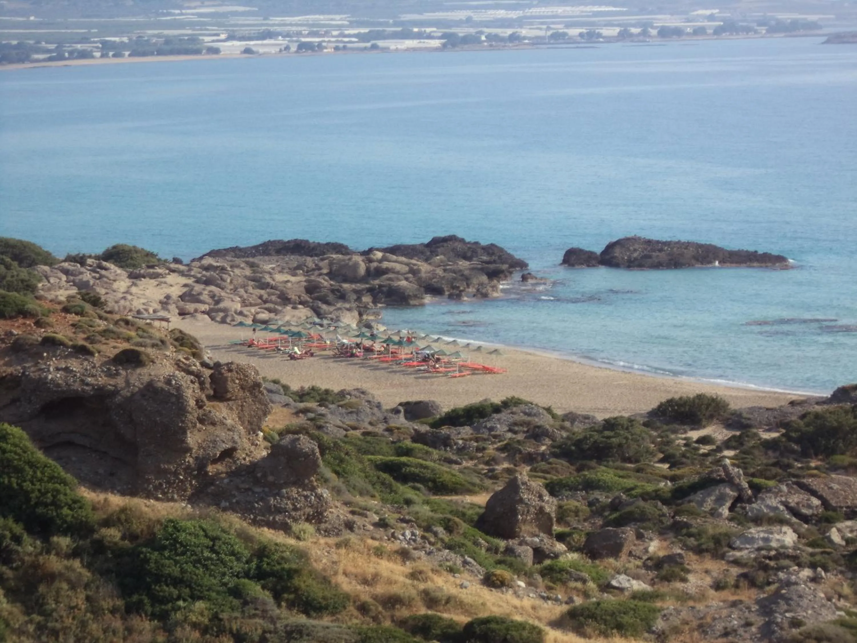 Sea view in Falasarna Bay