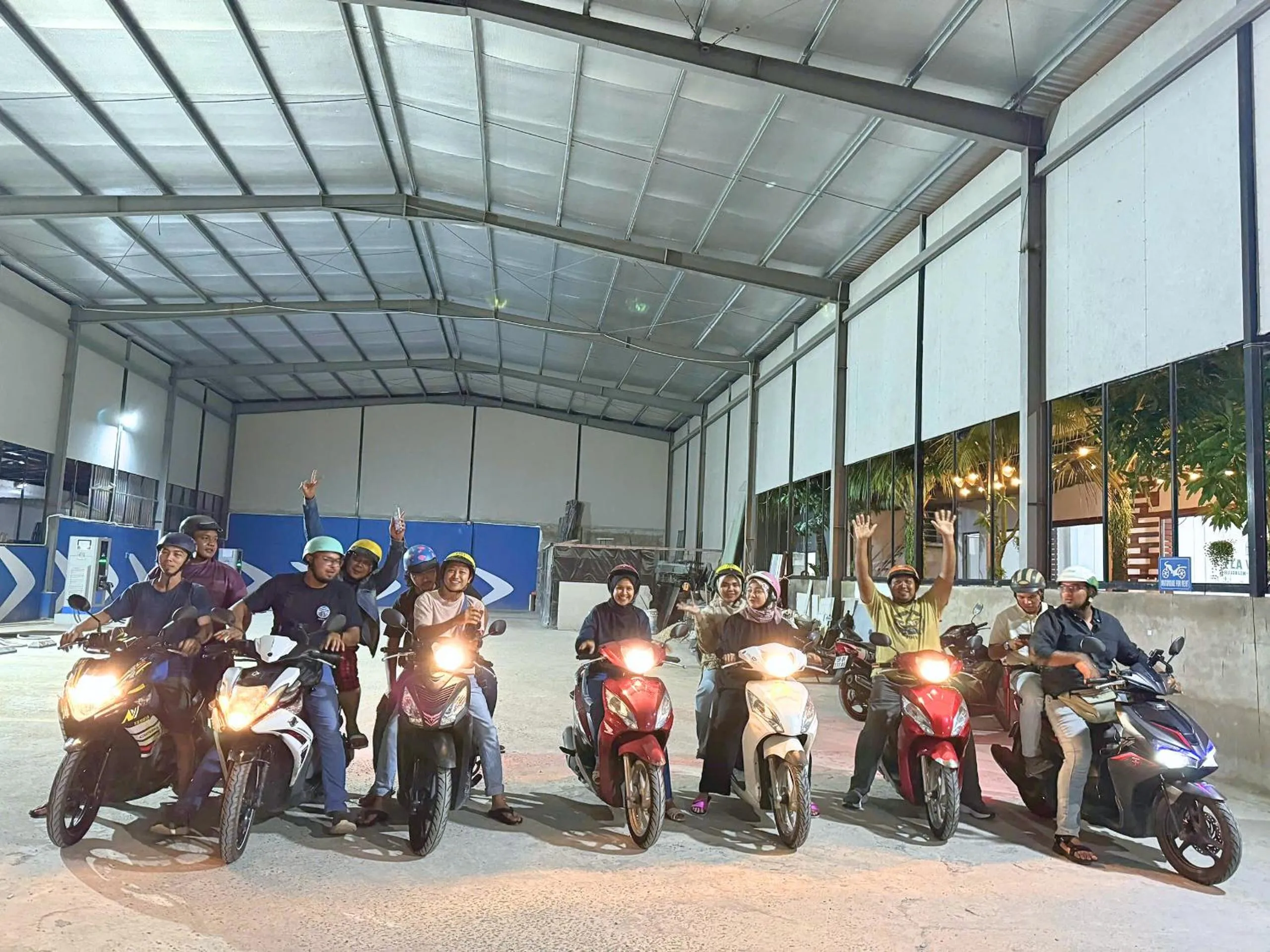 group of guests in Fla Village