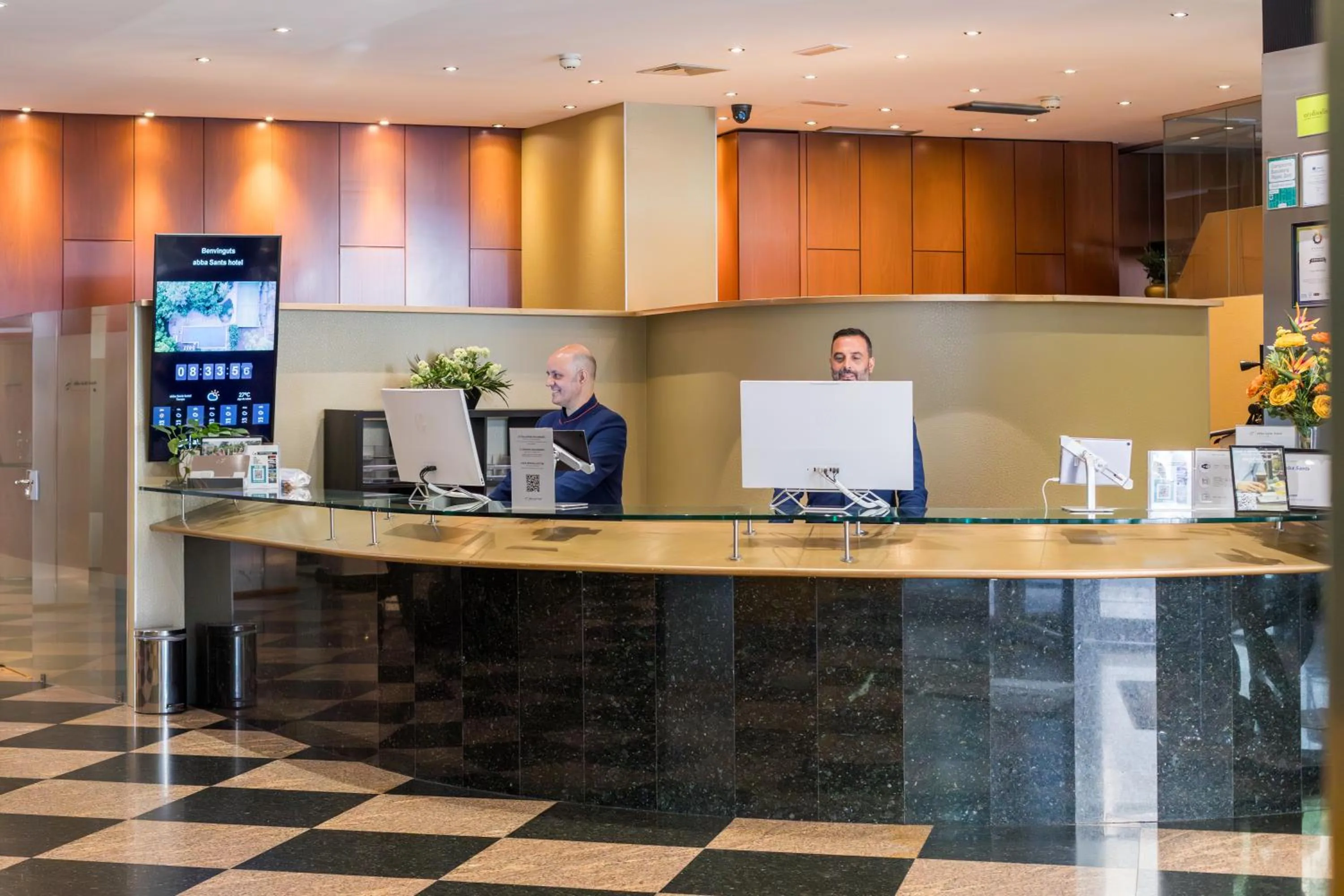 Lobby or reception in Abba Sants