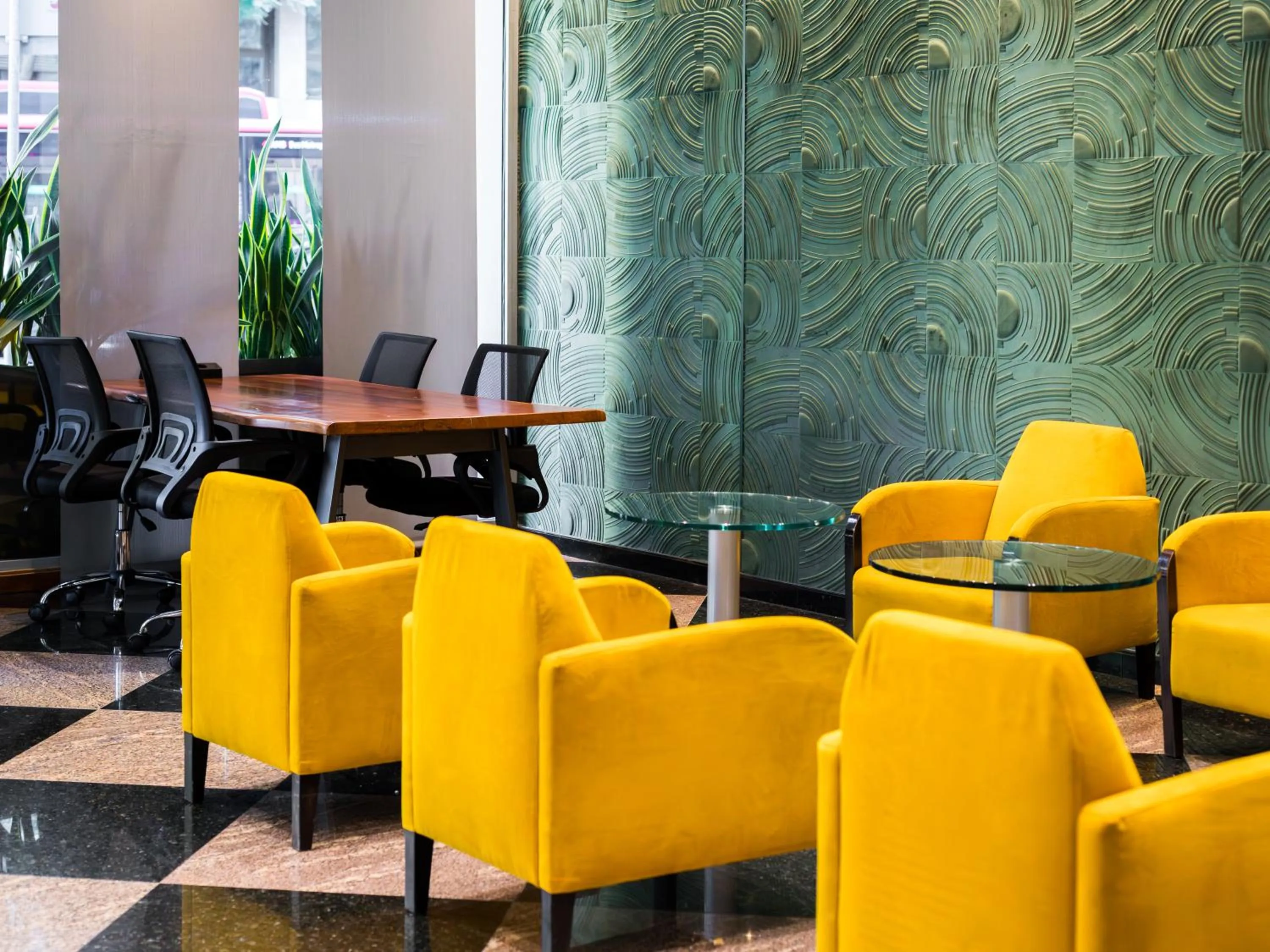 Lobby or reception in Abba Sants