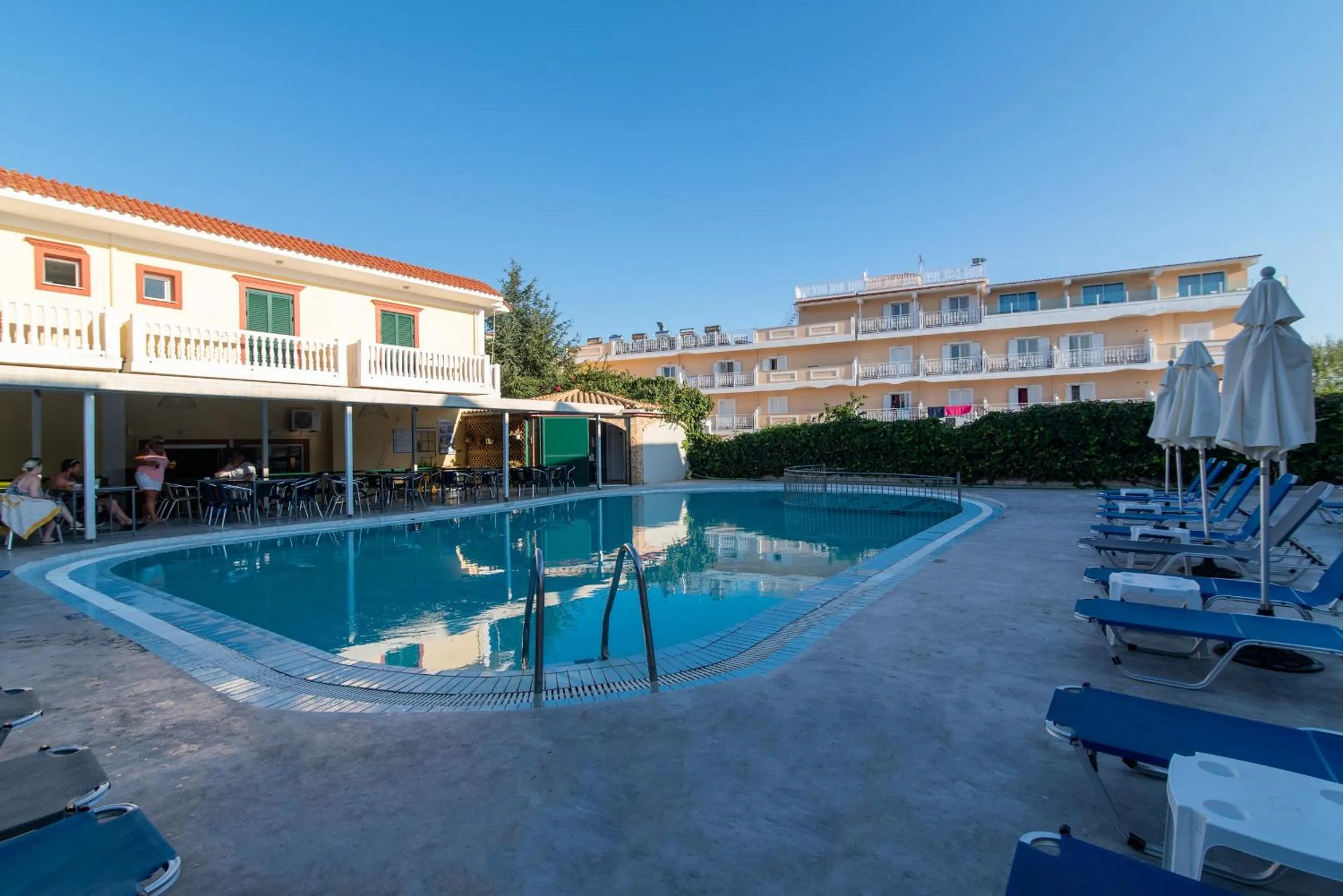 Pool view in Club Zante Plaza