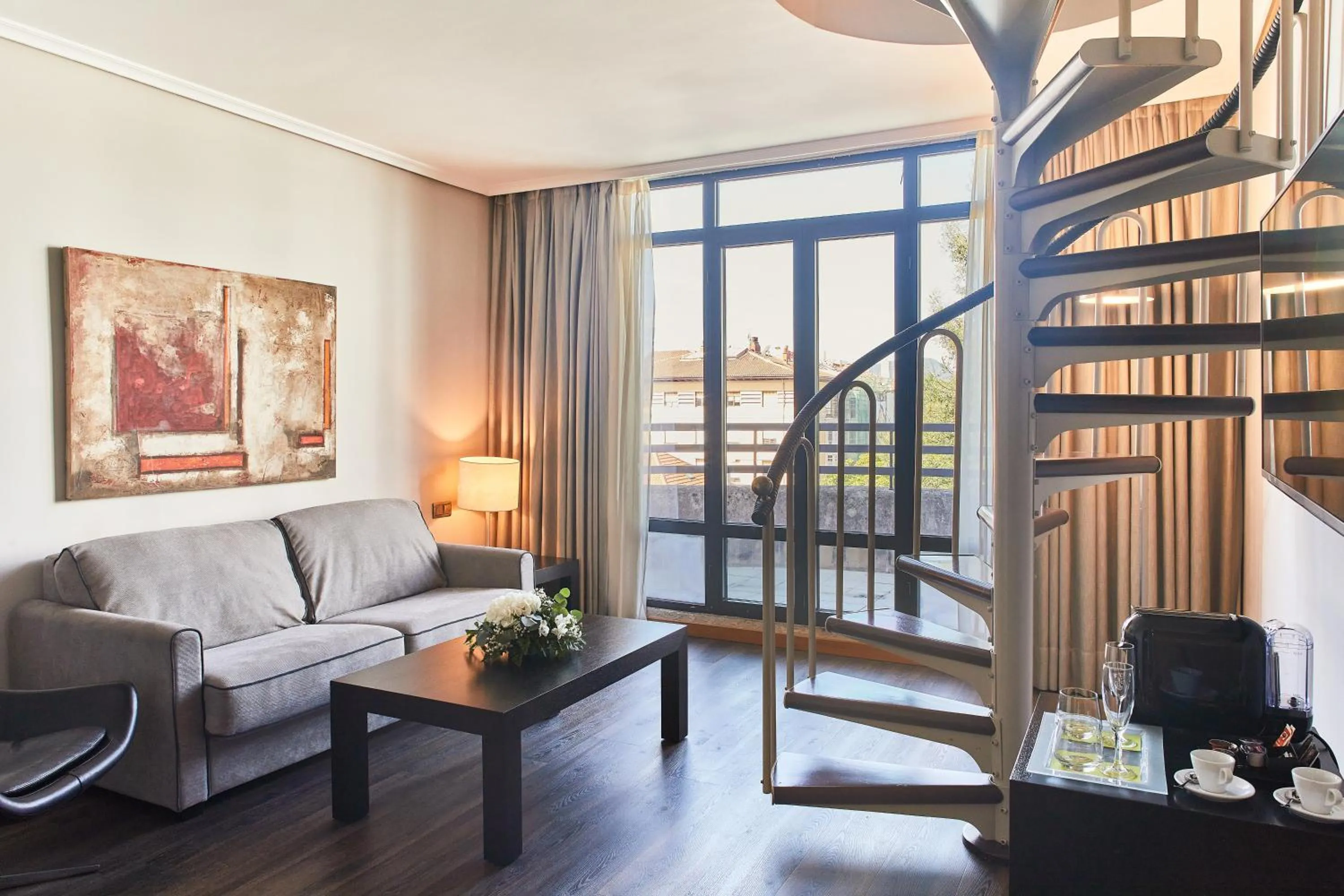 Balcony/Terrace in Silken Ciudad de Vitoria