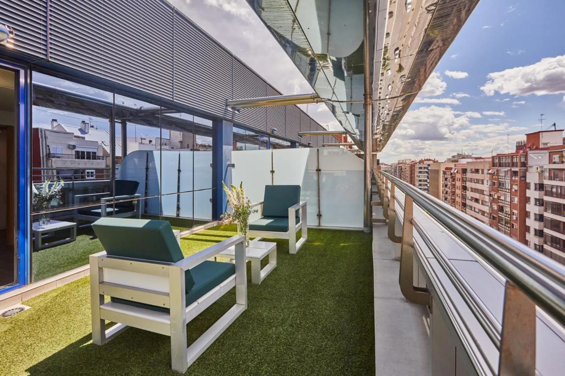 Balcony/Terrace in Silken Puerta Valencia