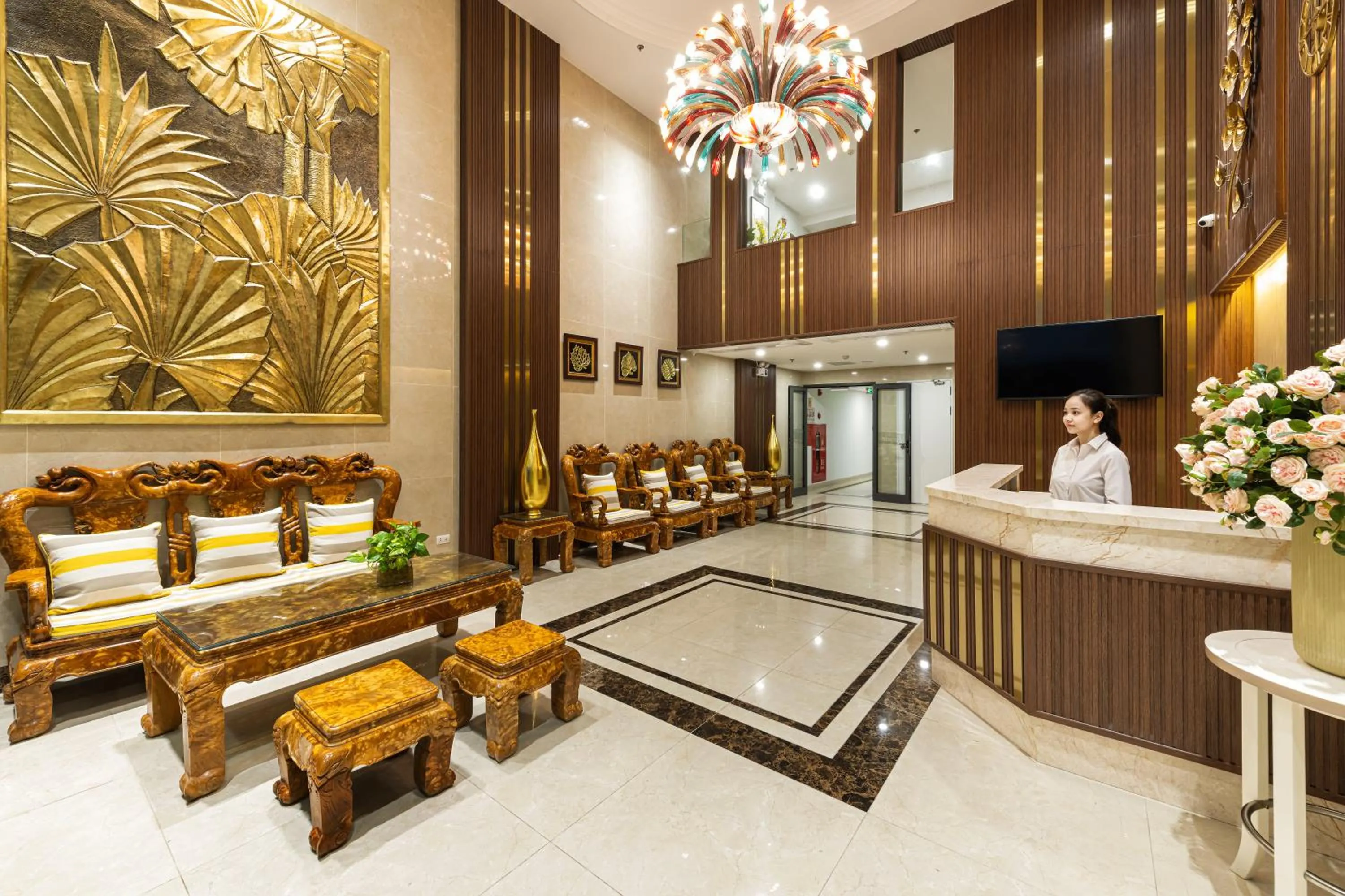 Lobby or reception in Branda Apartment & Hotel
