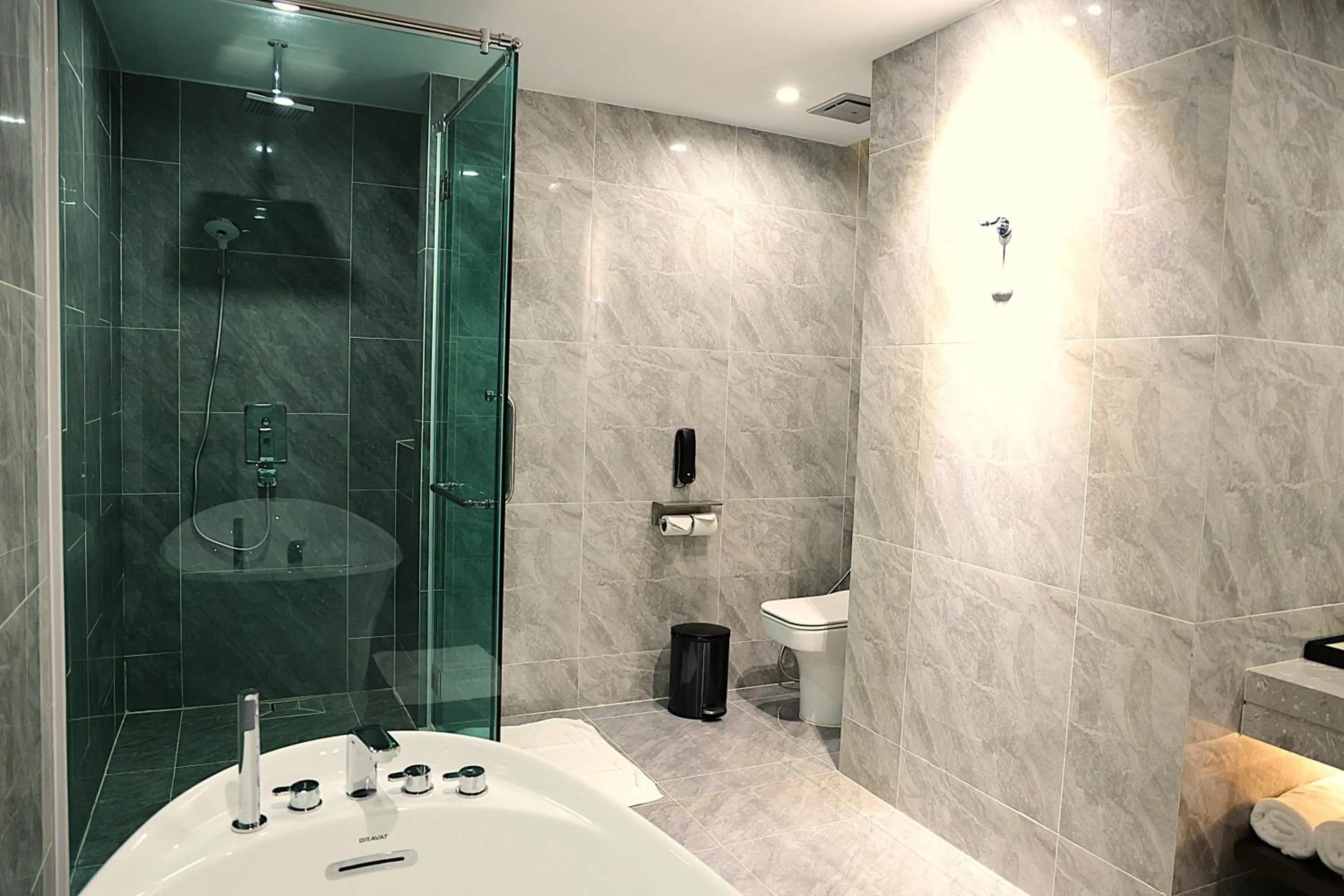 Toilet in Castle Bayview Resort & Spa