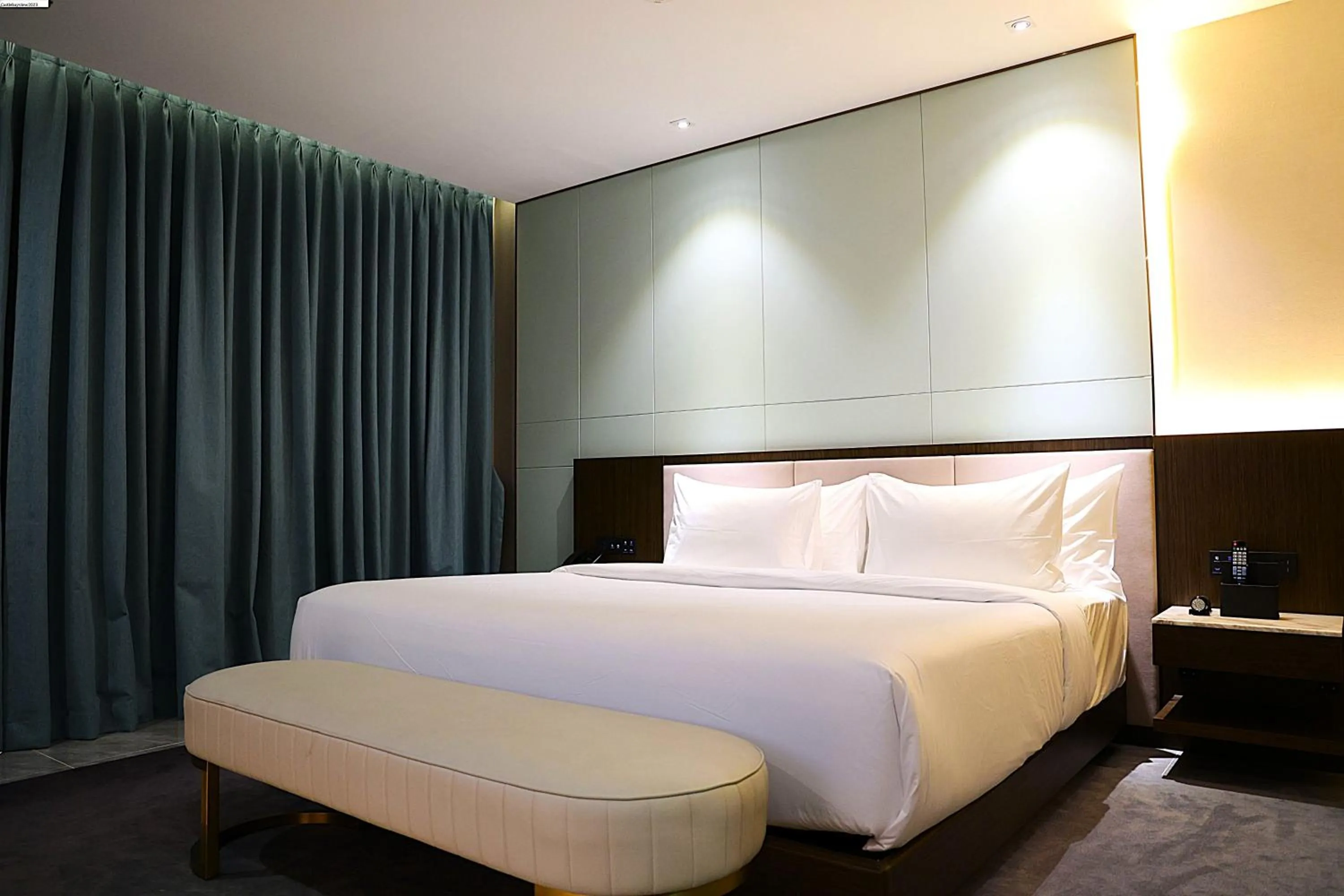 Bed in Castle Bayview Resort & Spa