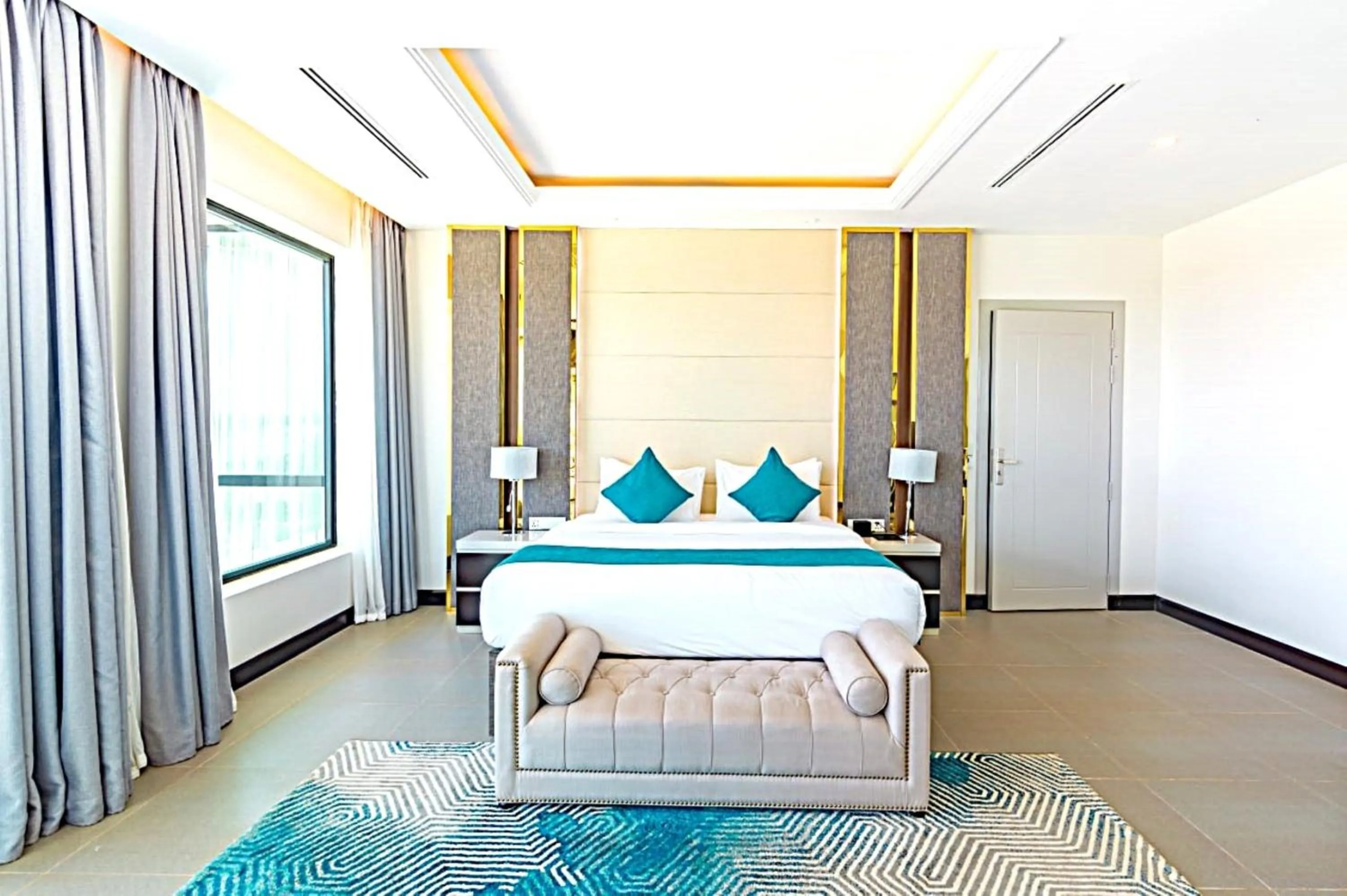 Bed in Castle Bayview Resort & Spa