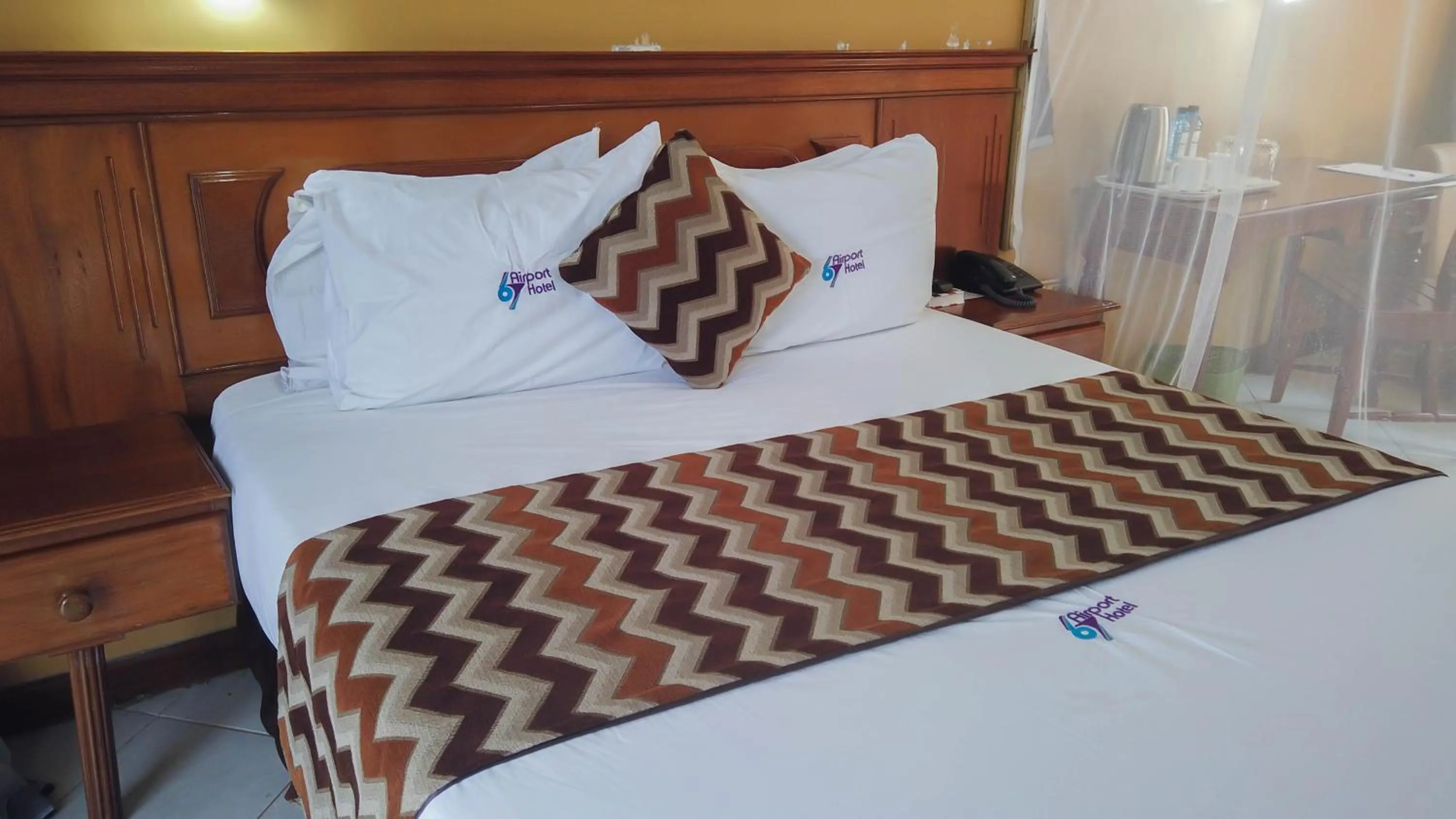 Bed in 67 Airport Hotel Nairobi