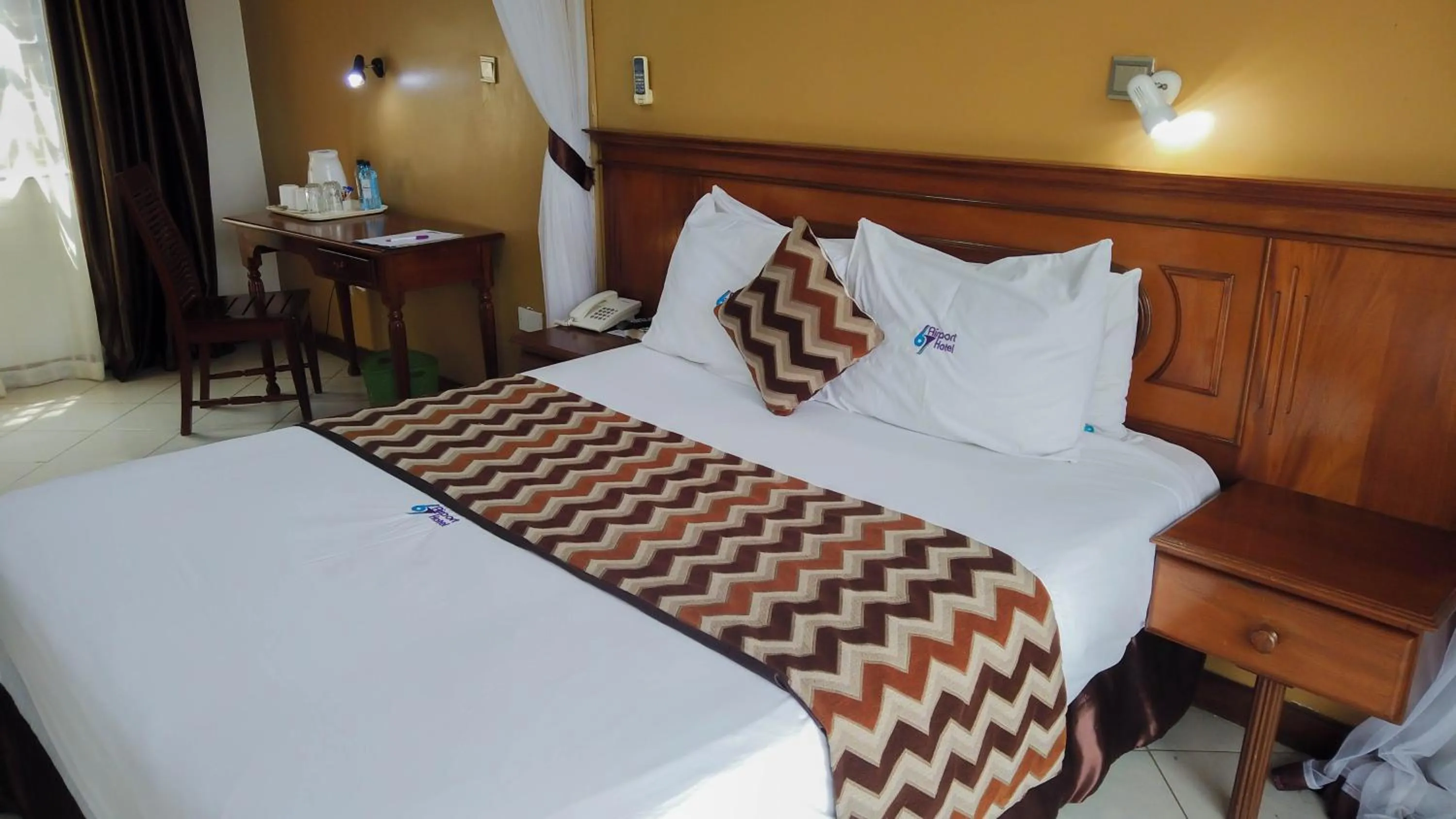 Bed in 67 Airport Hotel Nairobi
