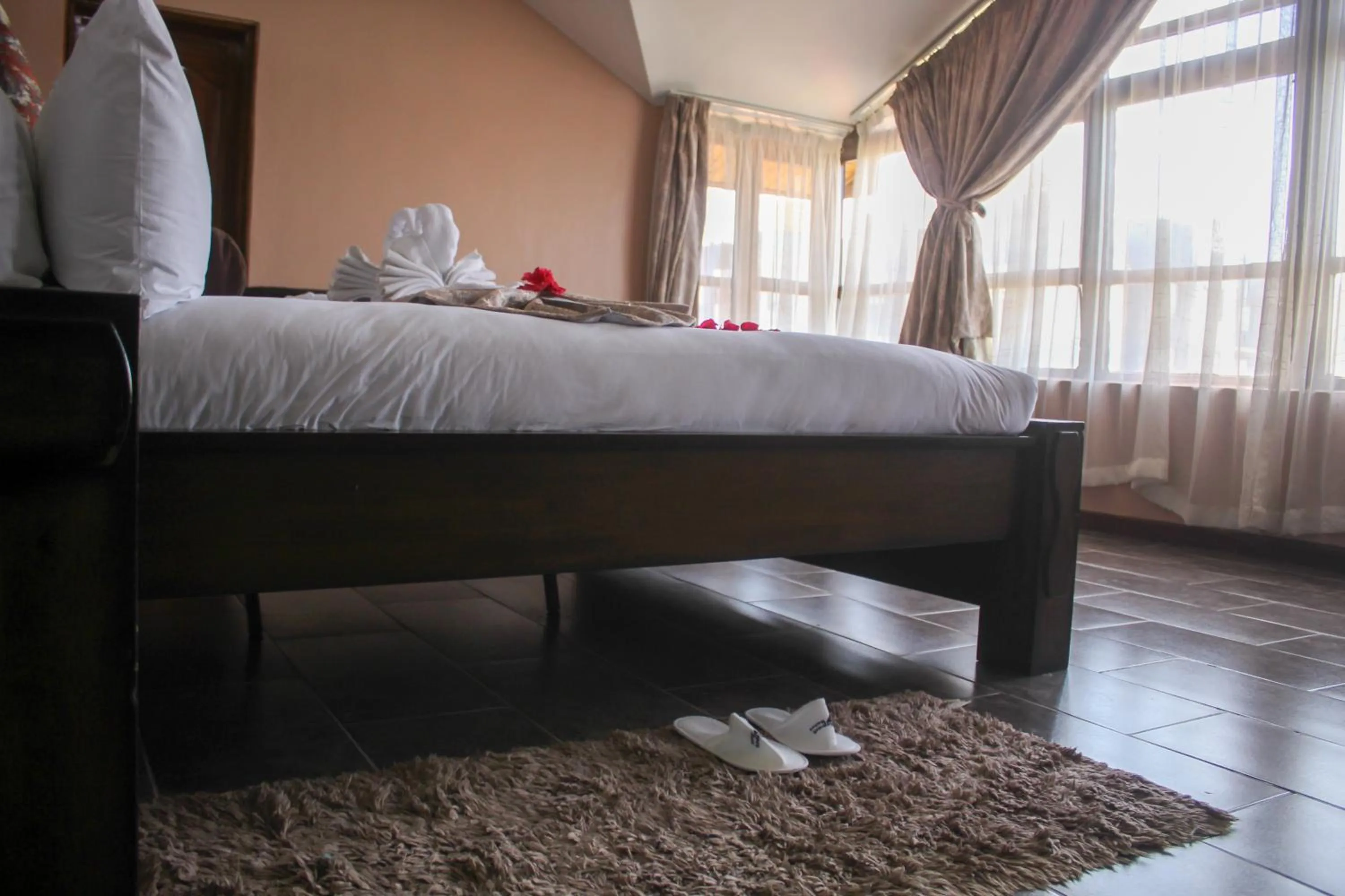 Bed in 67 Airport Hotel Nairobi