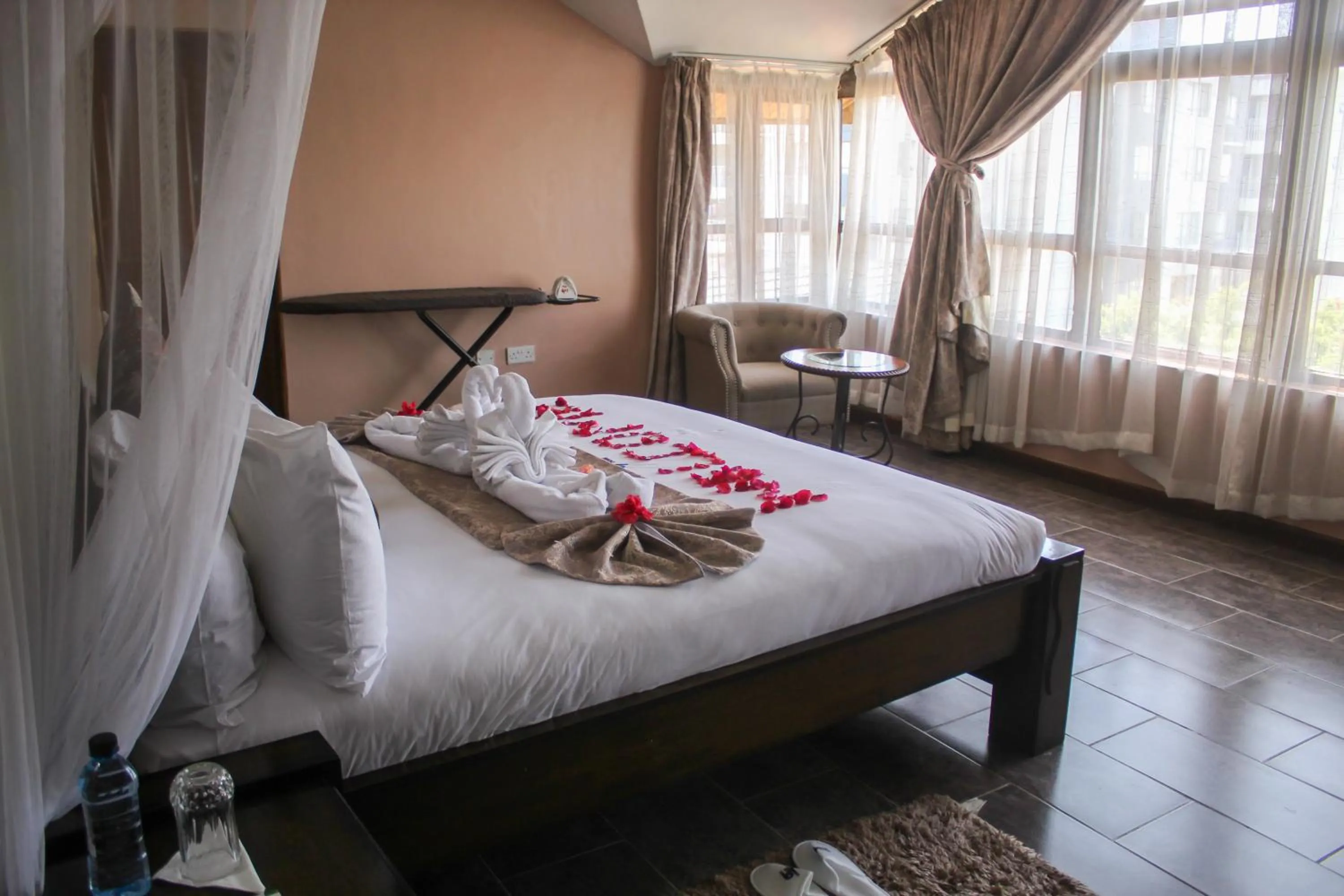 Bed in 67 Airport Hotel Nairobi