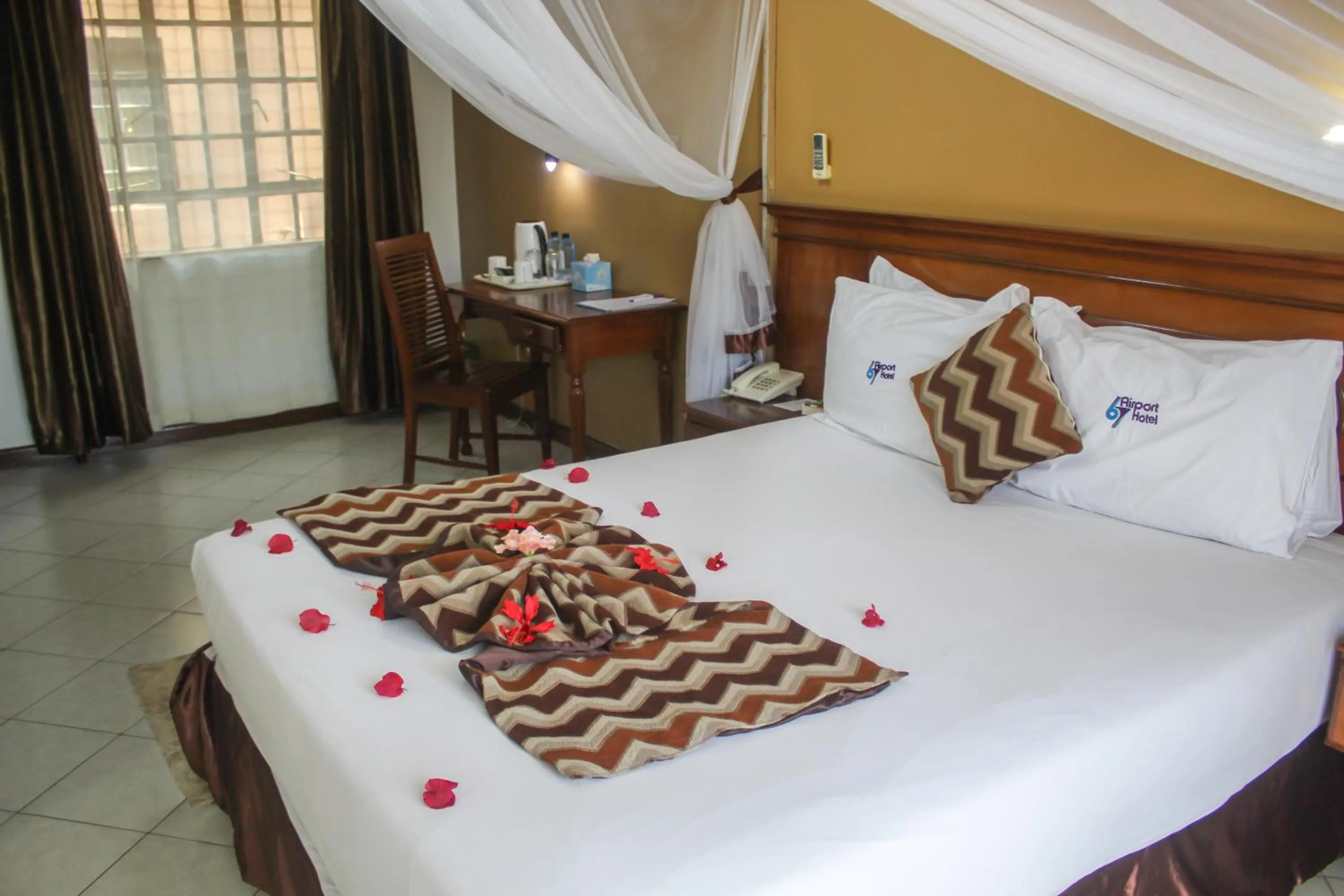 Bed in 67 Airport Hotel Nairobi