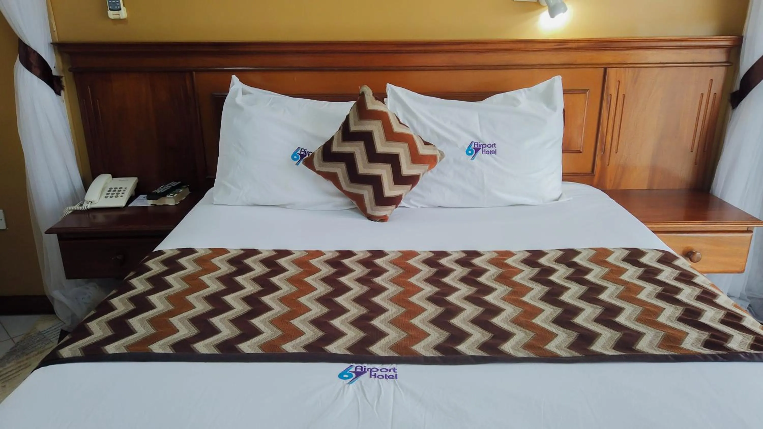 Bed in 67 Airport Hotel Nairobi