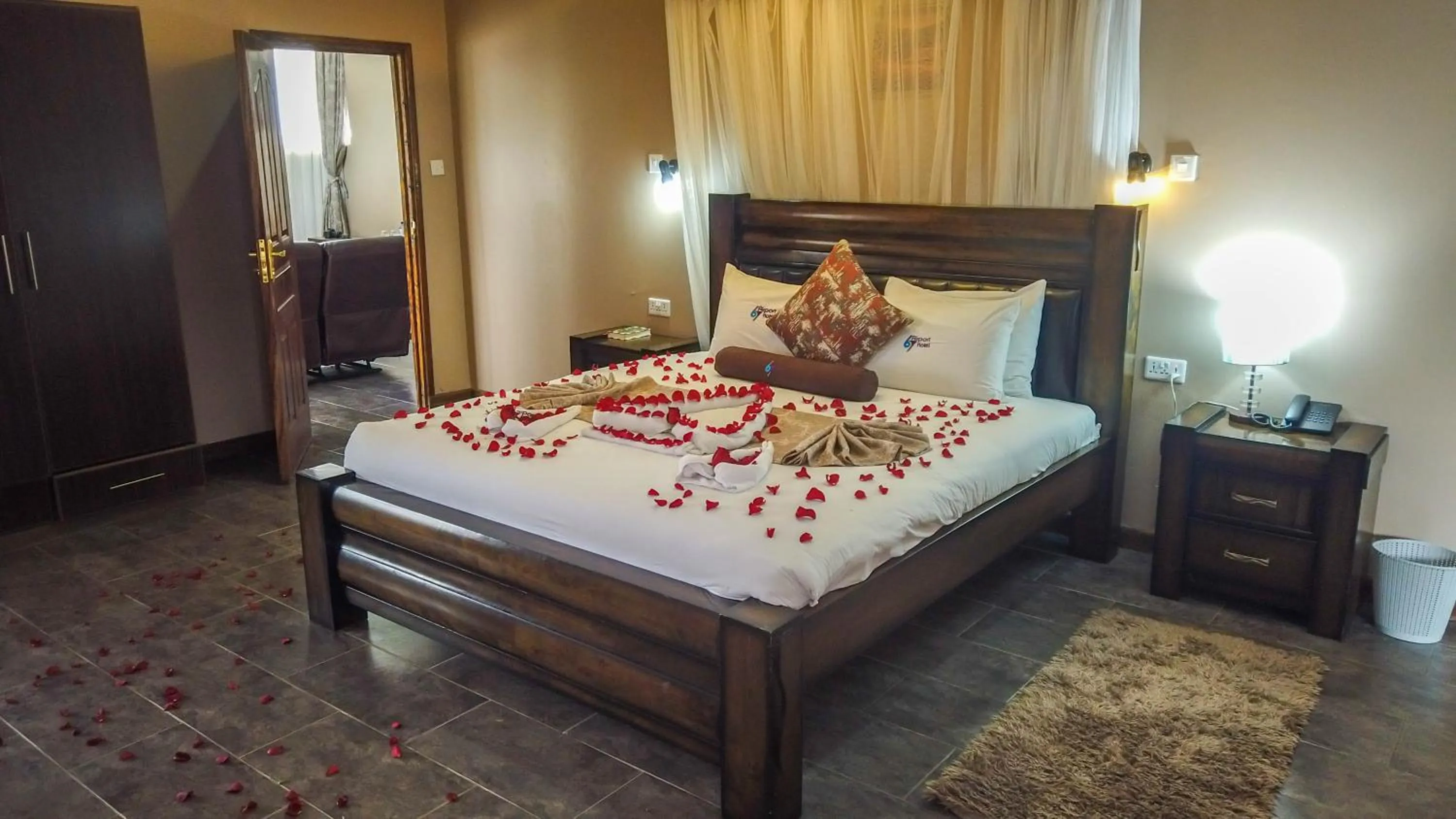 Bed in 67 Airport Hotel Nairobi