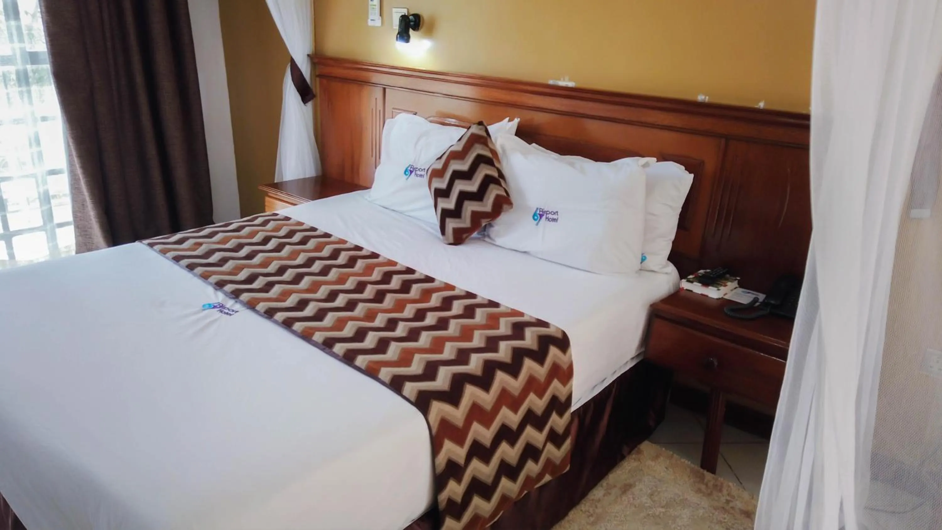 Bed in 67 Airport Hotel Nairobi