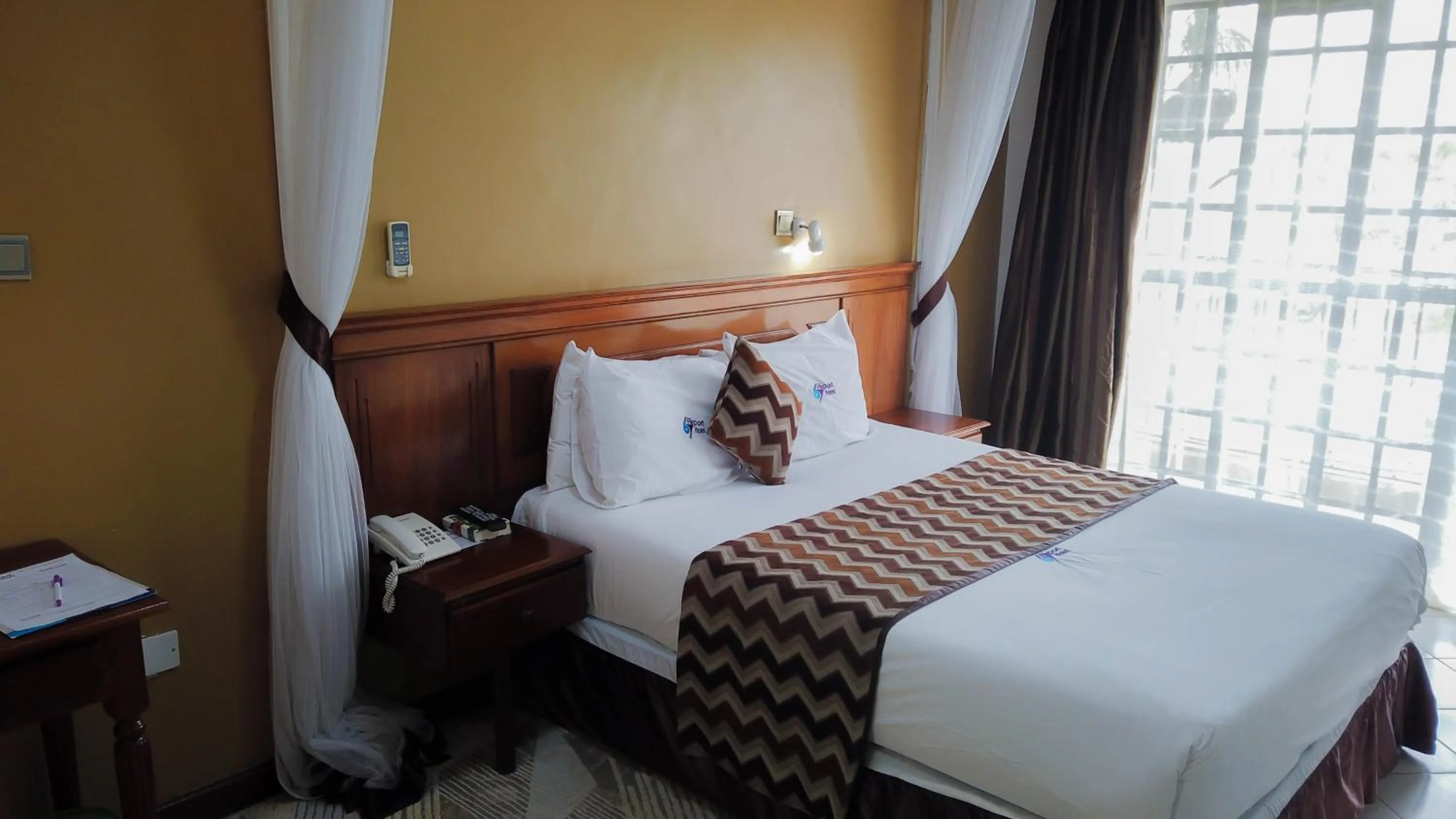 Bed in 67 Airport Hotel Nairobi