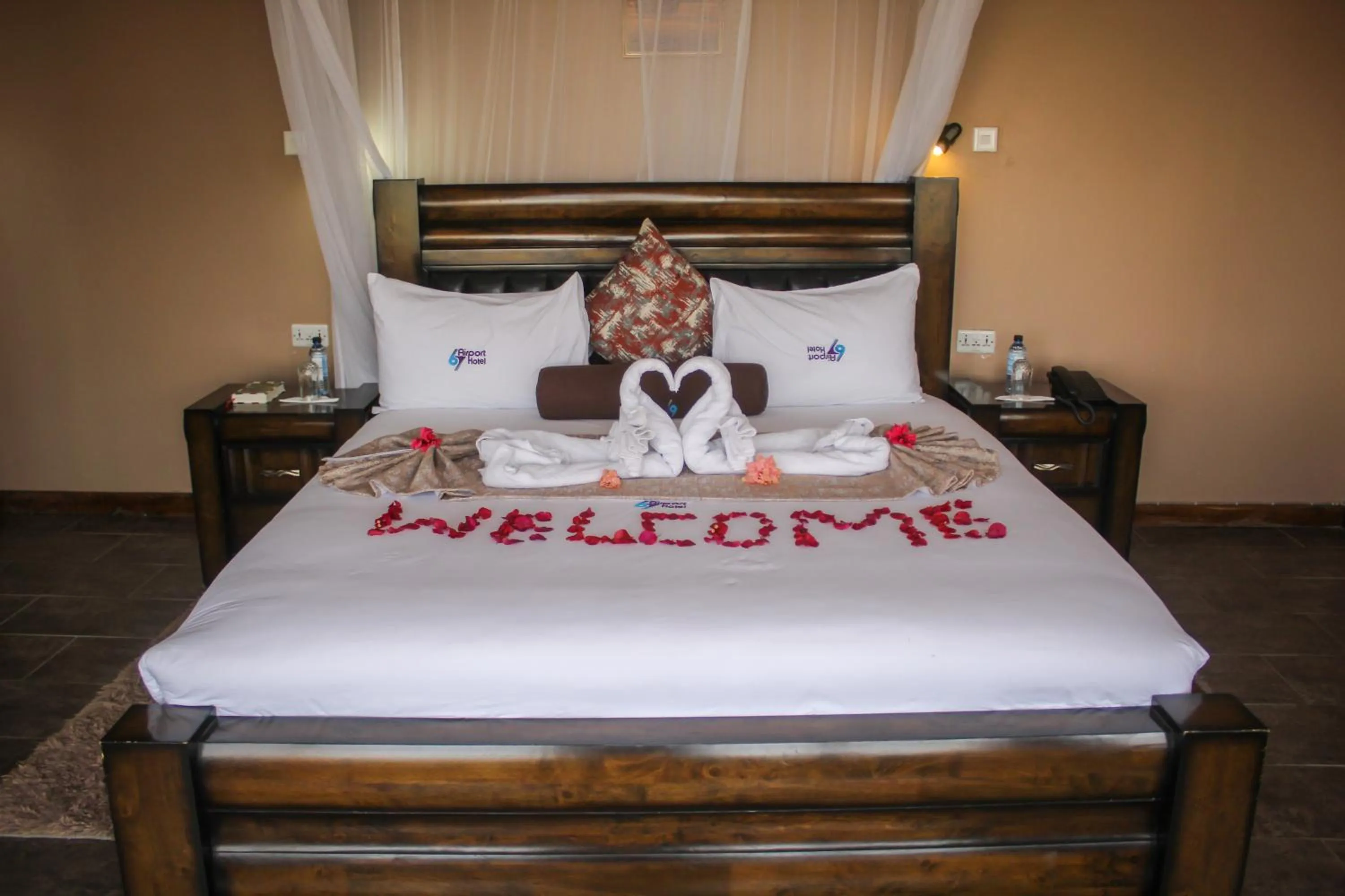 Bed in 67 Airport Hotel Nairobi