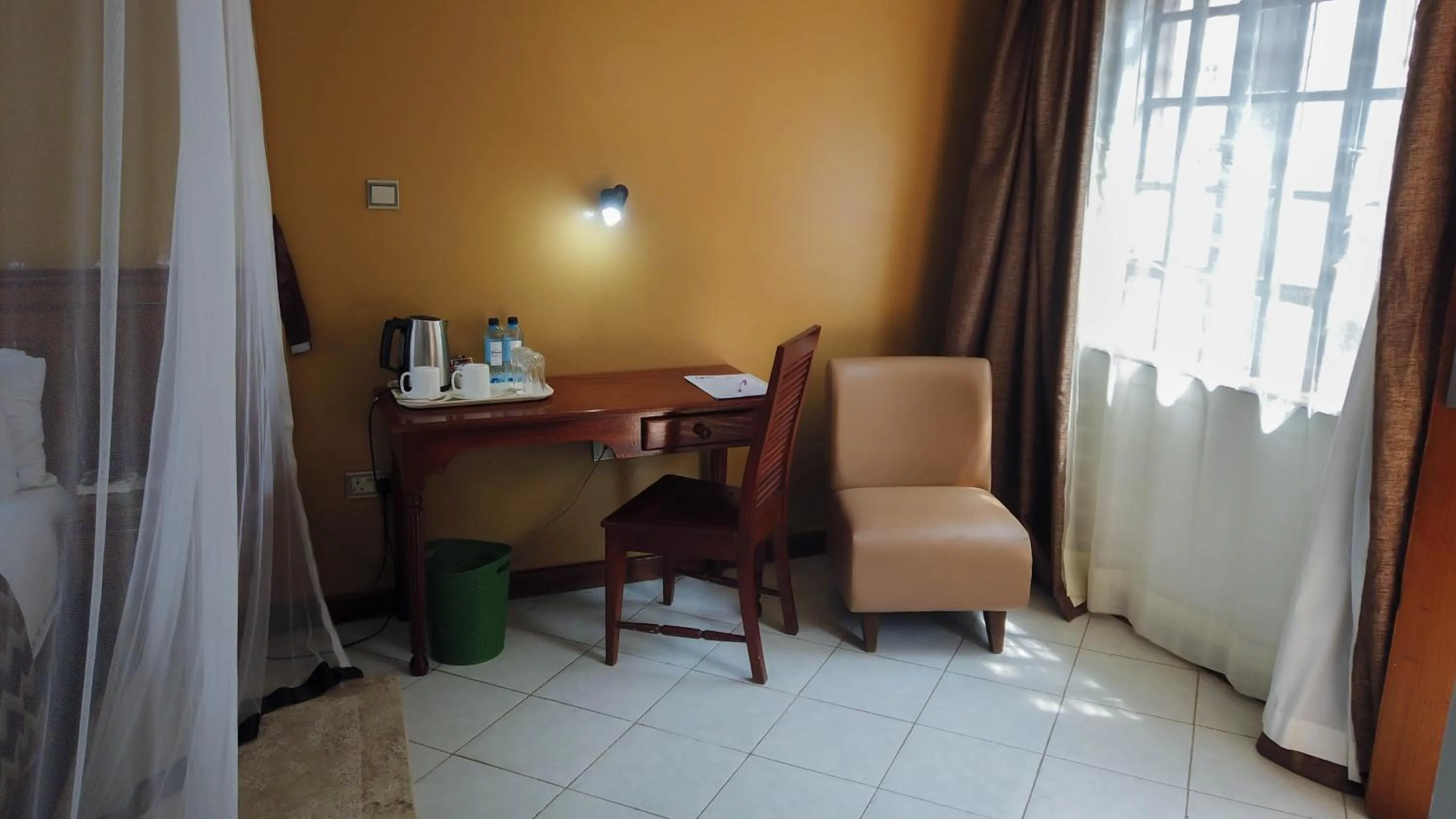 Seating area in 67 Airport Hotel Nairobi