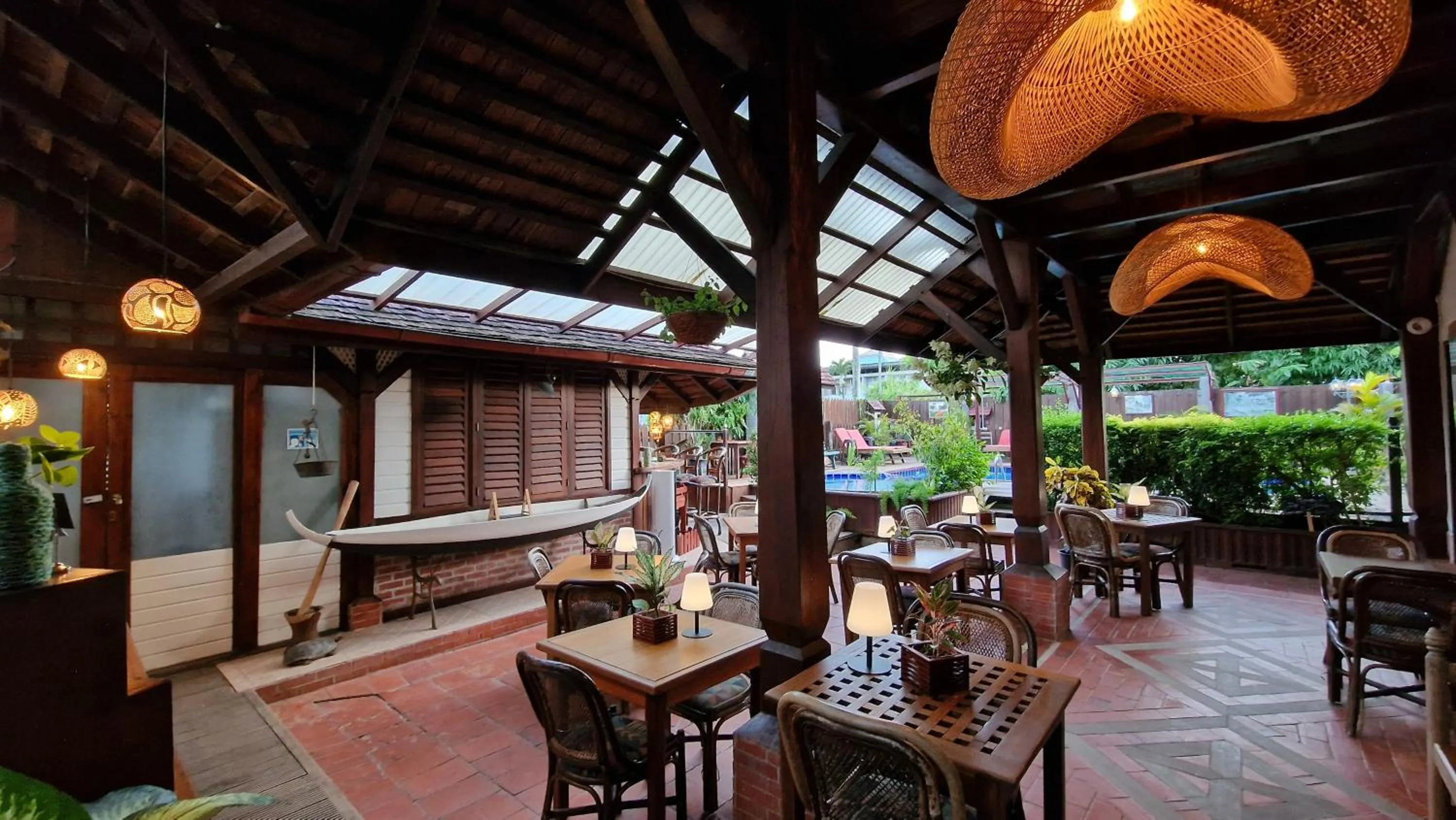 Seating area in Greenheart Boutique Hotel