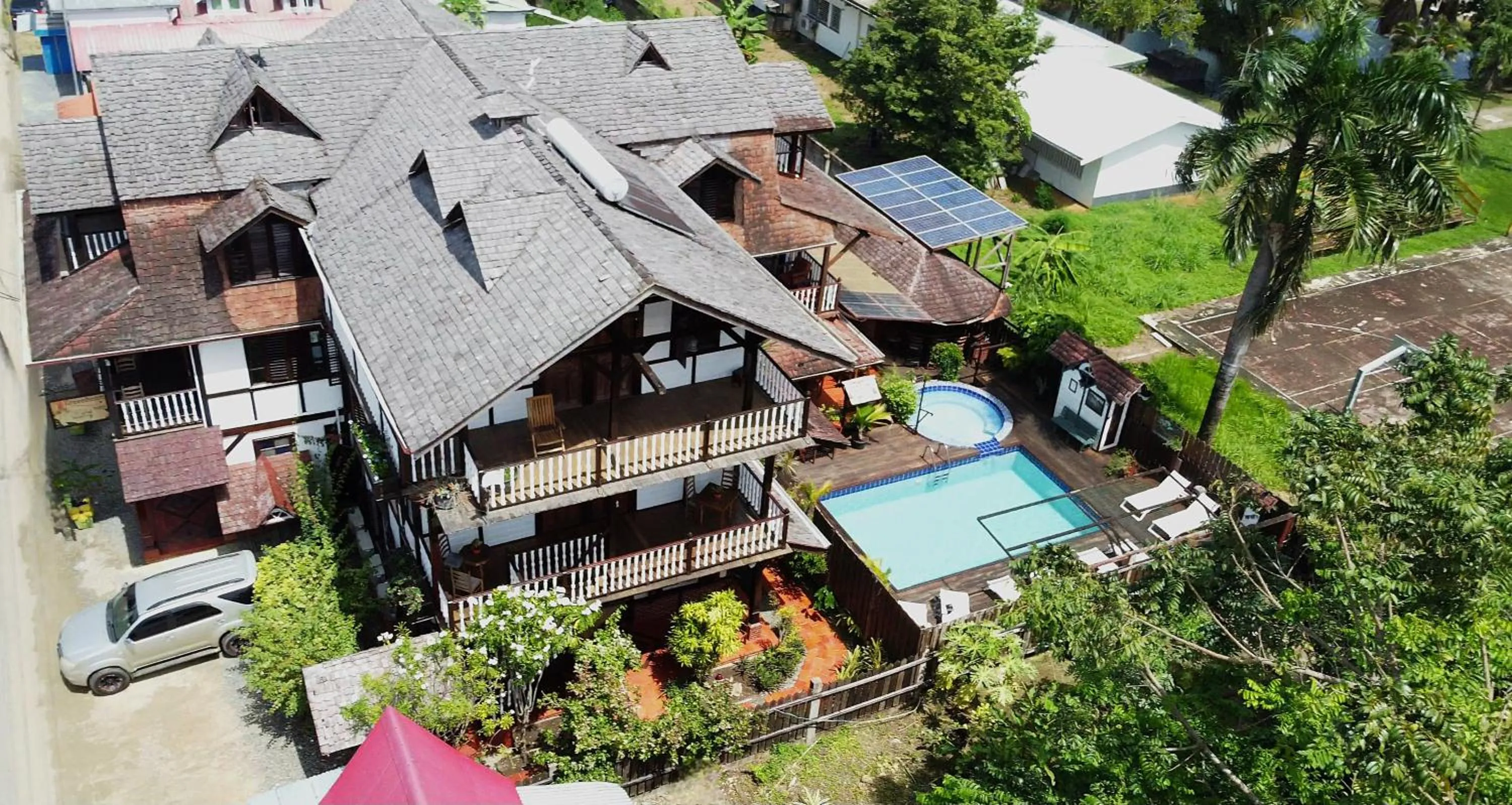 Property building in Greenheart Boutique Hotel