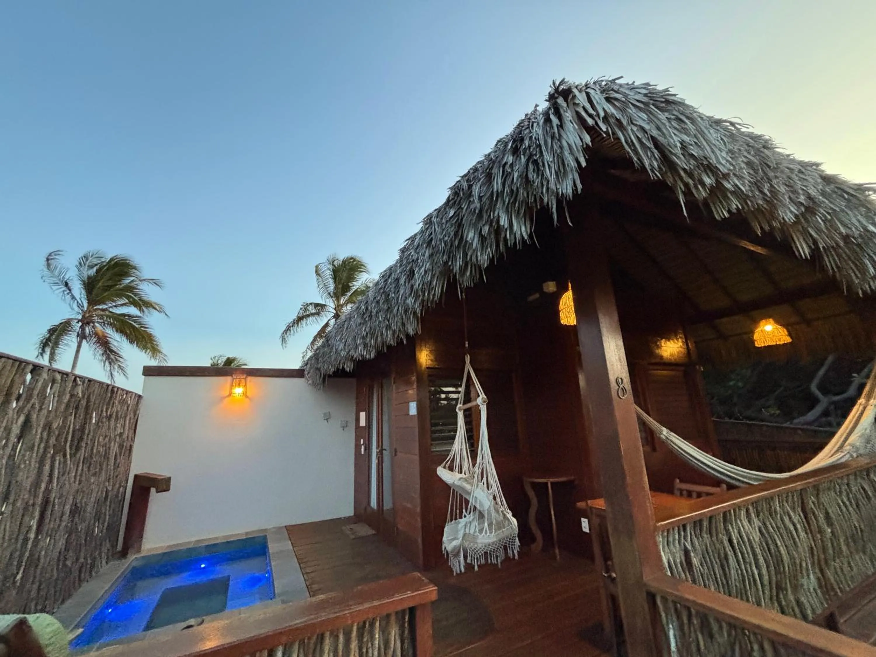 Hot Tub in Pousada Lanea Experience