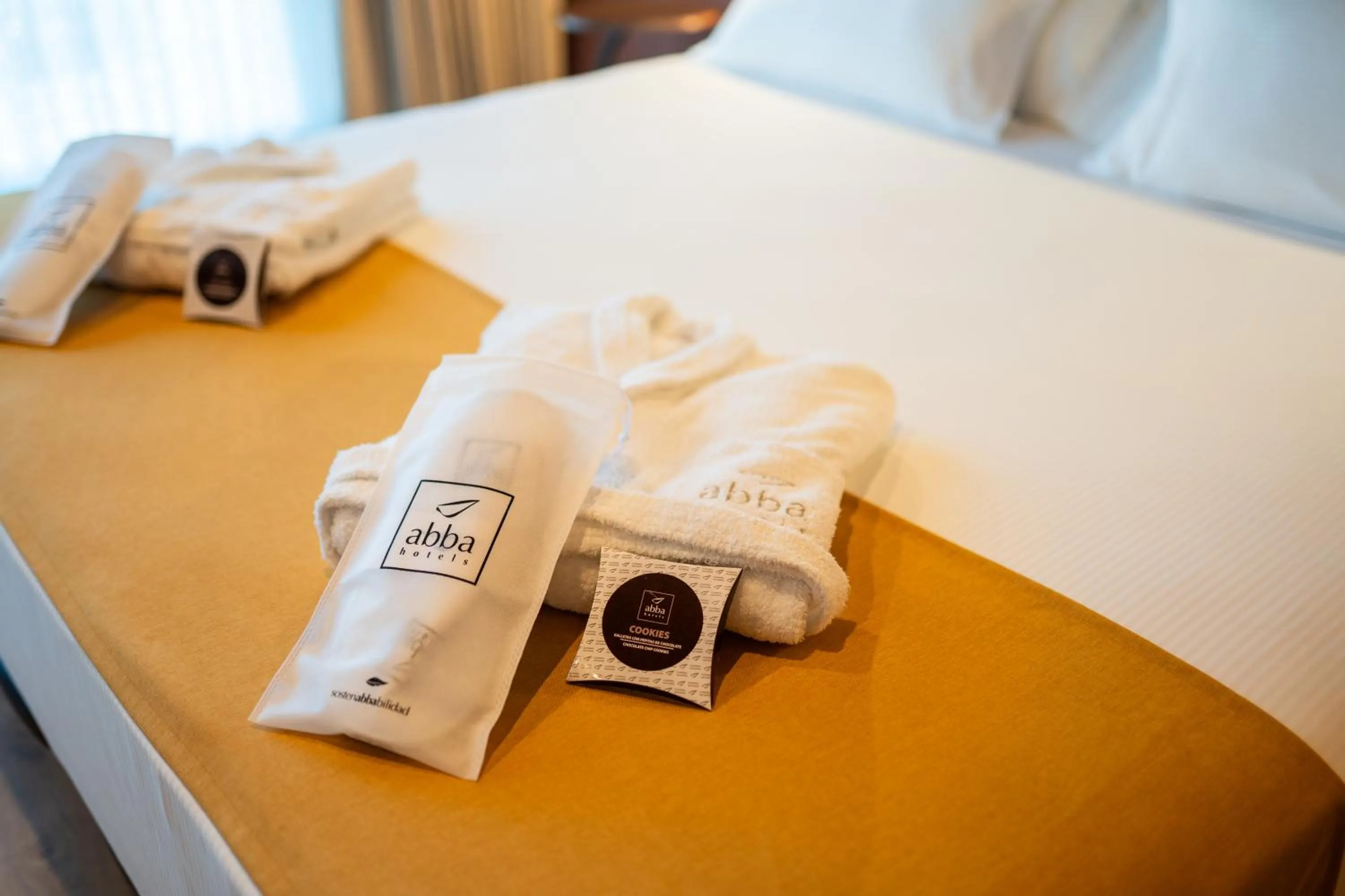 Decorative detail, Bed in Abba Playa Gijón