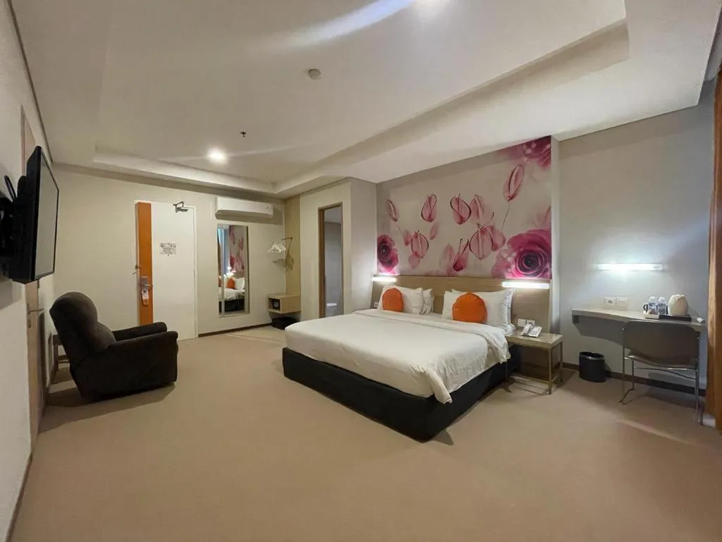 Bed in Grand G7 Hotel Pasar baru