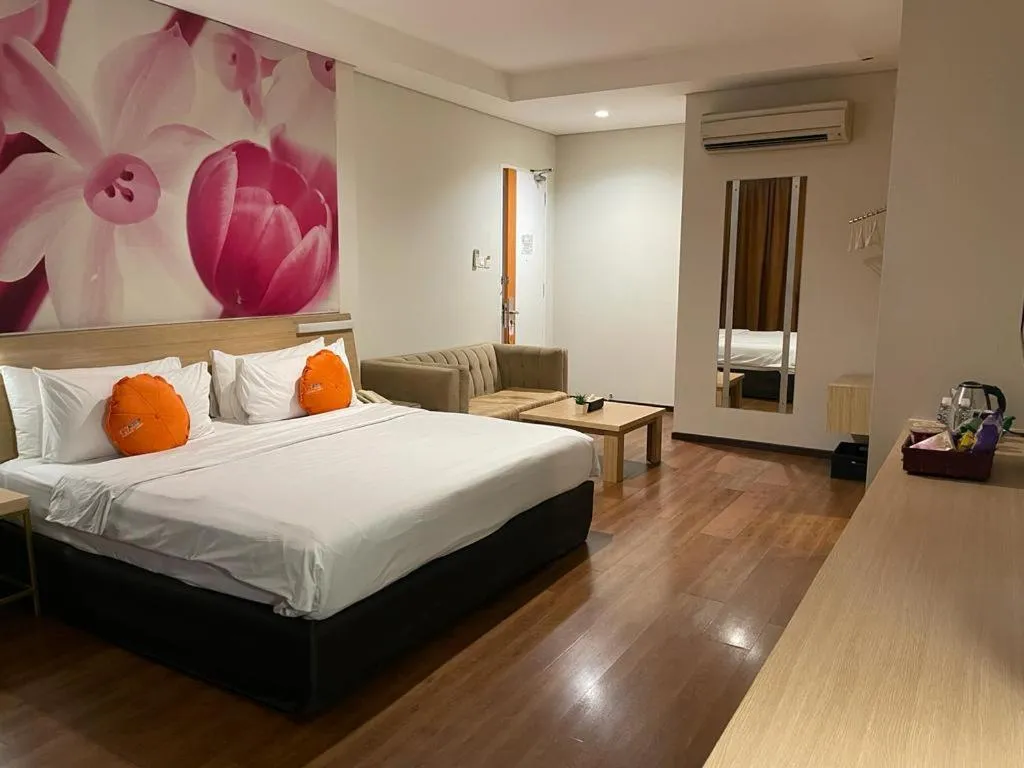 Bed in Grand G7 Hotel Pasar baru