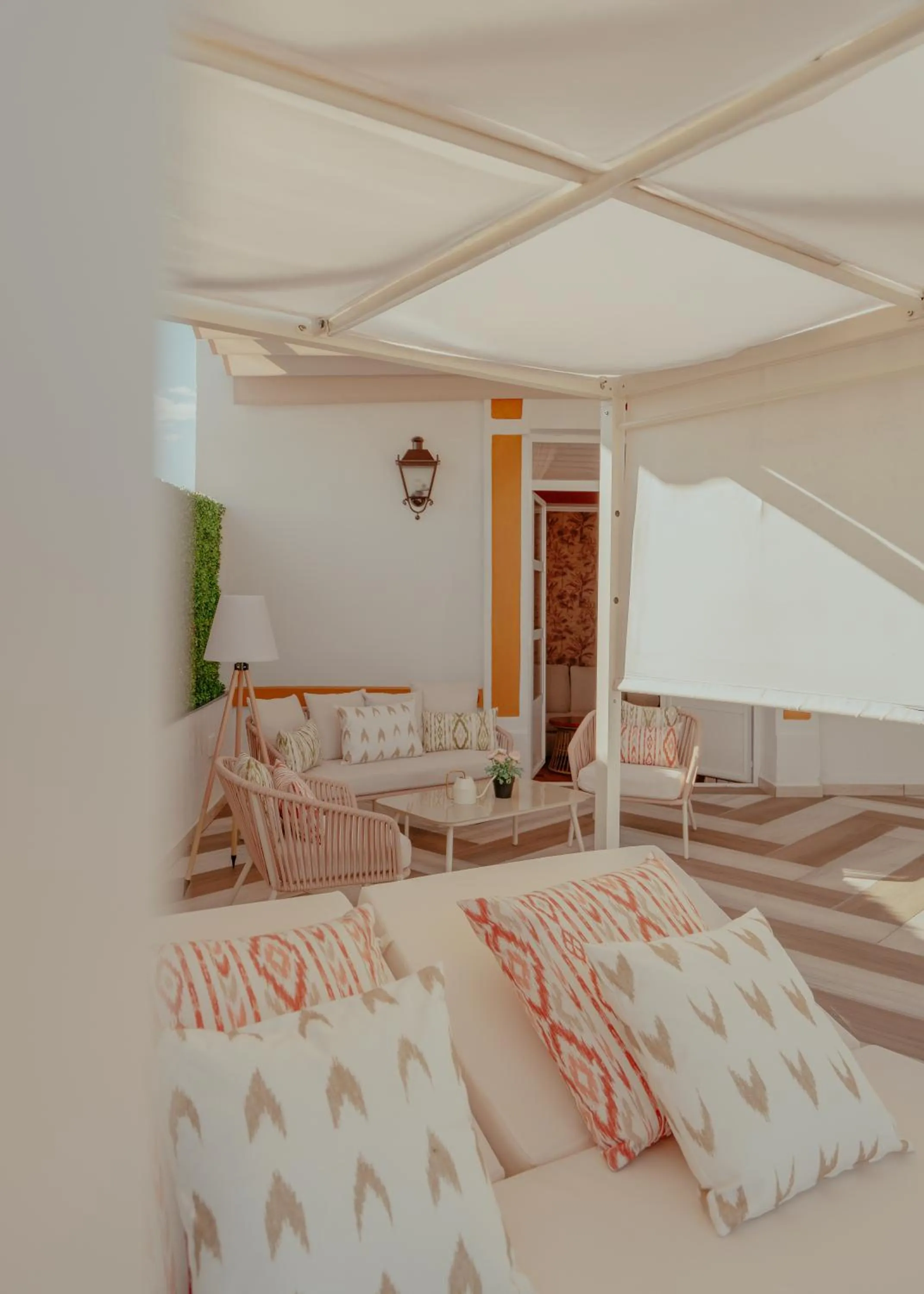 Balcony/Terrace, Bed in Vincci La Rabida