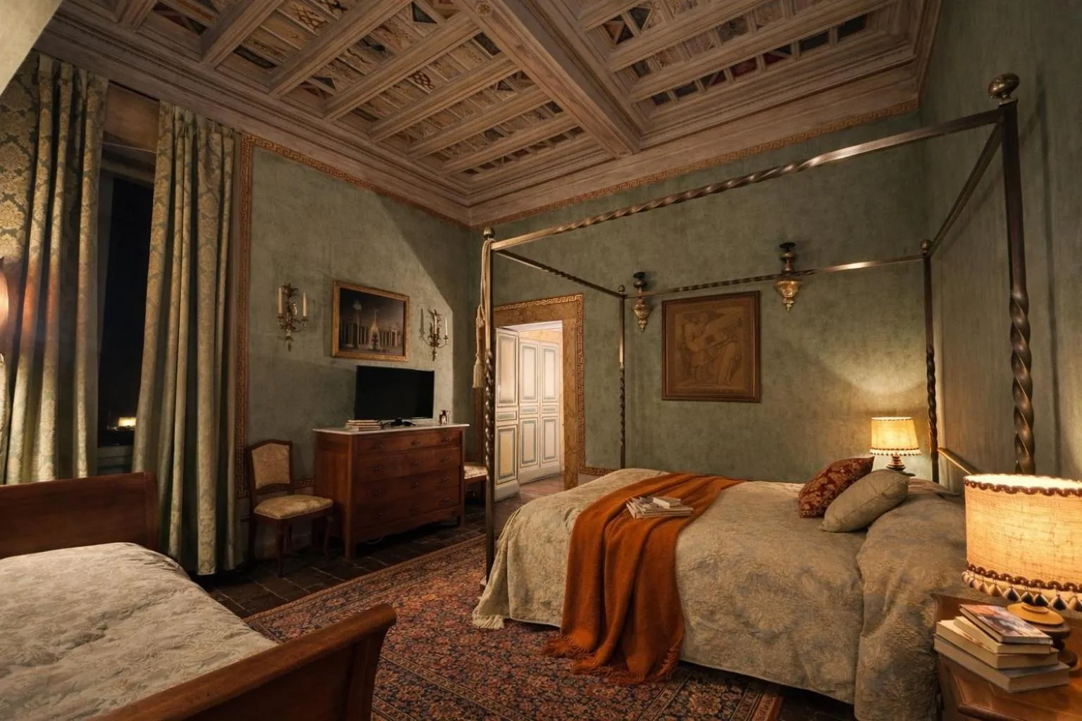 Bed in VesConte Residenza D'epoca dal 1533