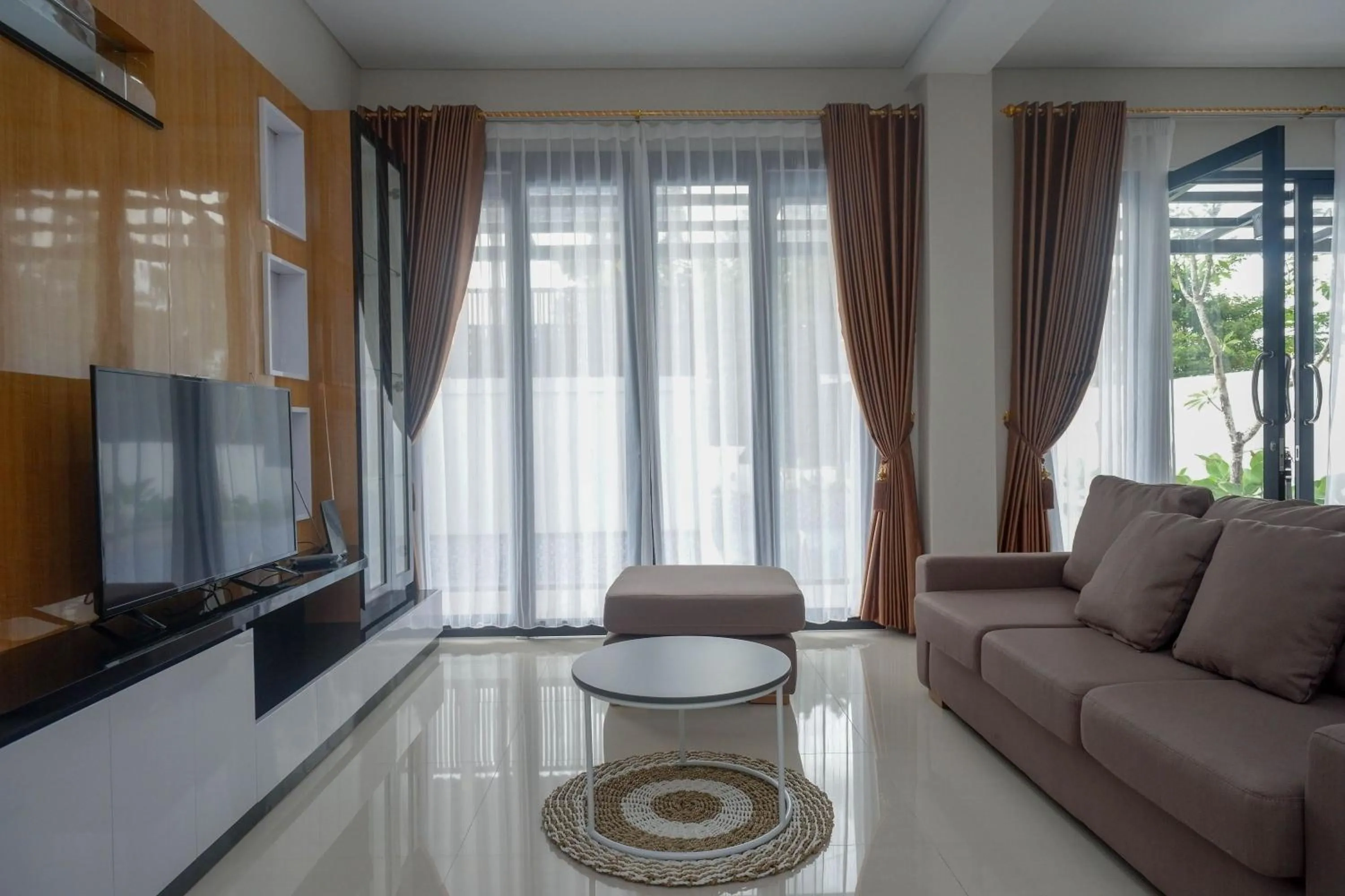 Living room in The Lavana Greenkhaza Villa Jogja