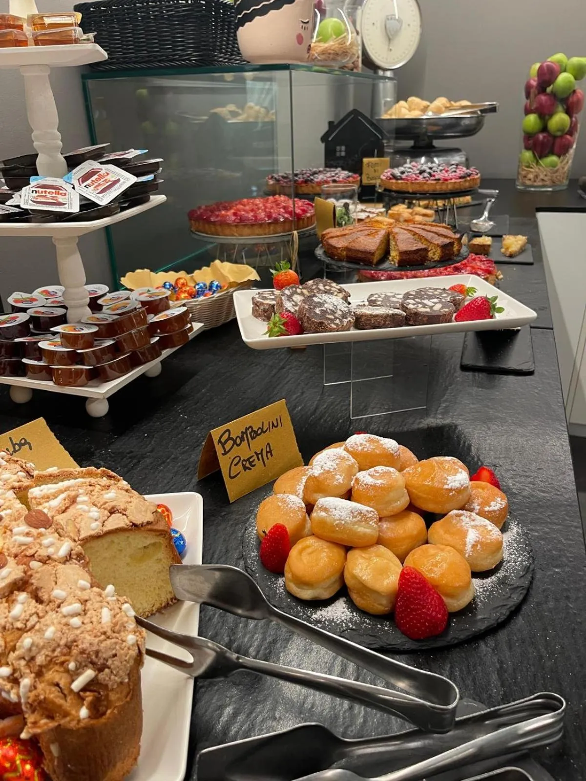 Buffet breakfast in Hotel Miramare