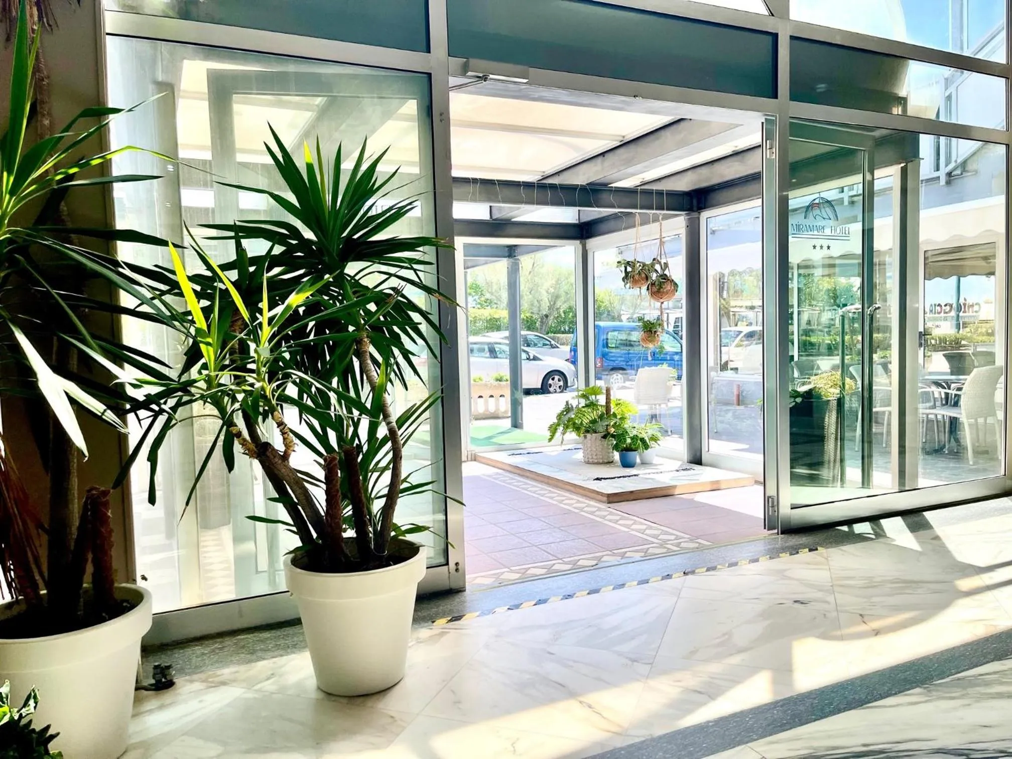 Lobby or reception in Hotel Miramare Chioggia Sottomarina