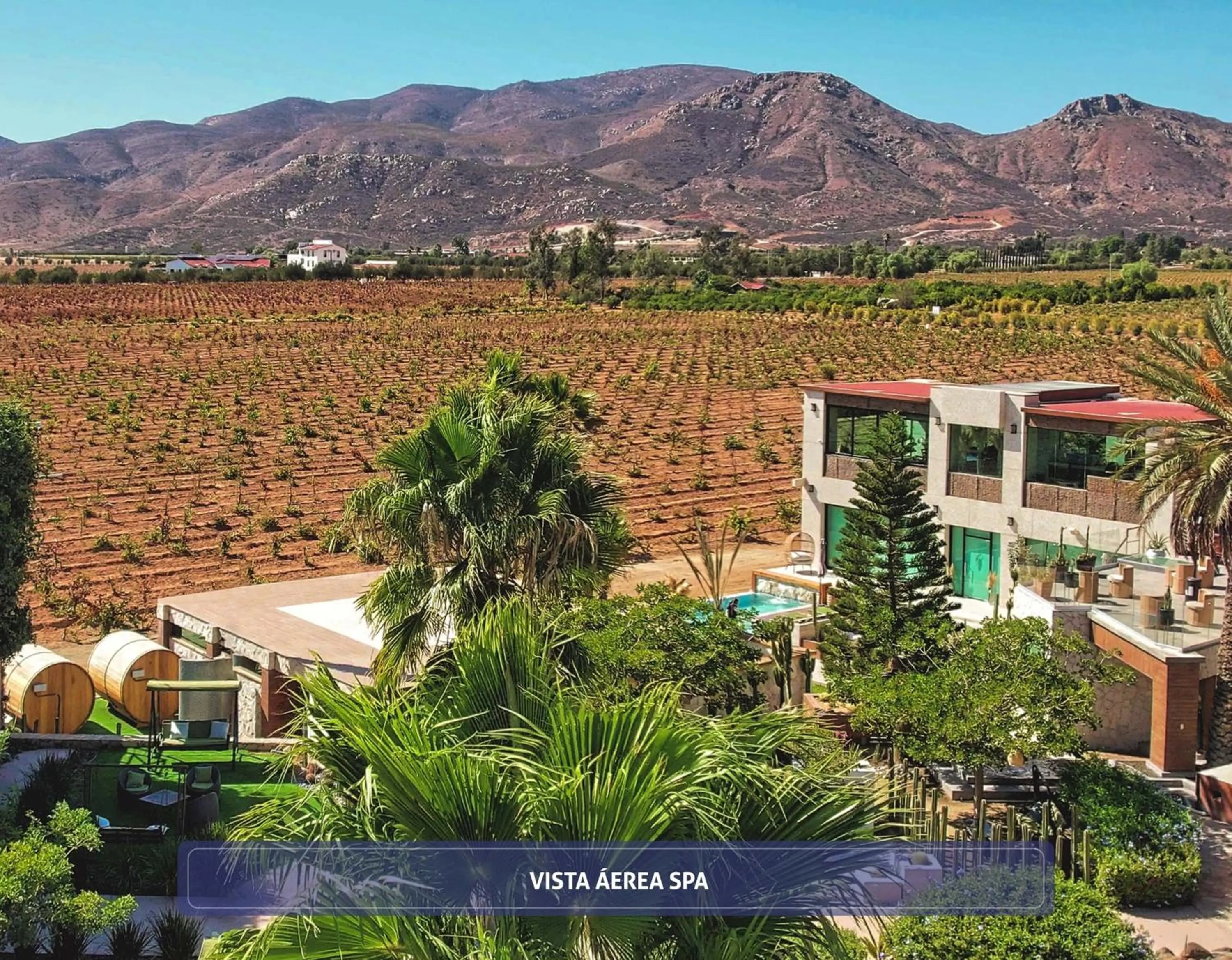 Natural landscape in Hotel Boutique Valle de Guadalupe & Spa