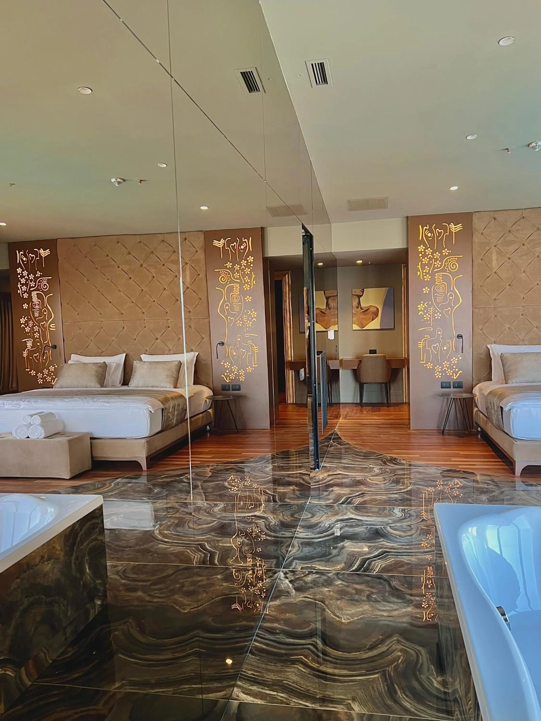 Bedroom in Arka Art Hotel