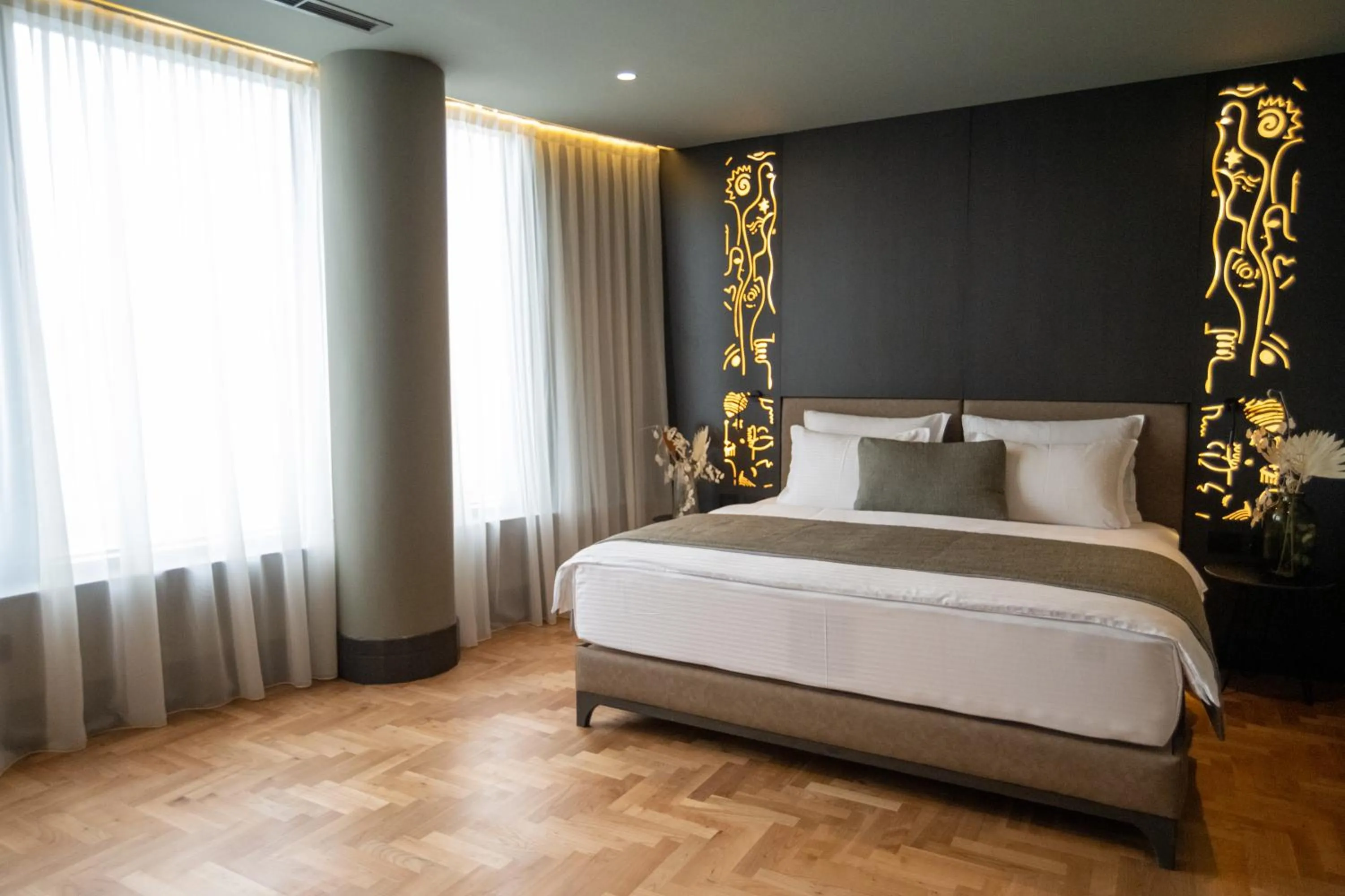 Bedroom, Bed in Arka Art Hotel