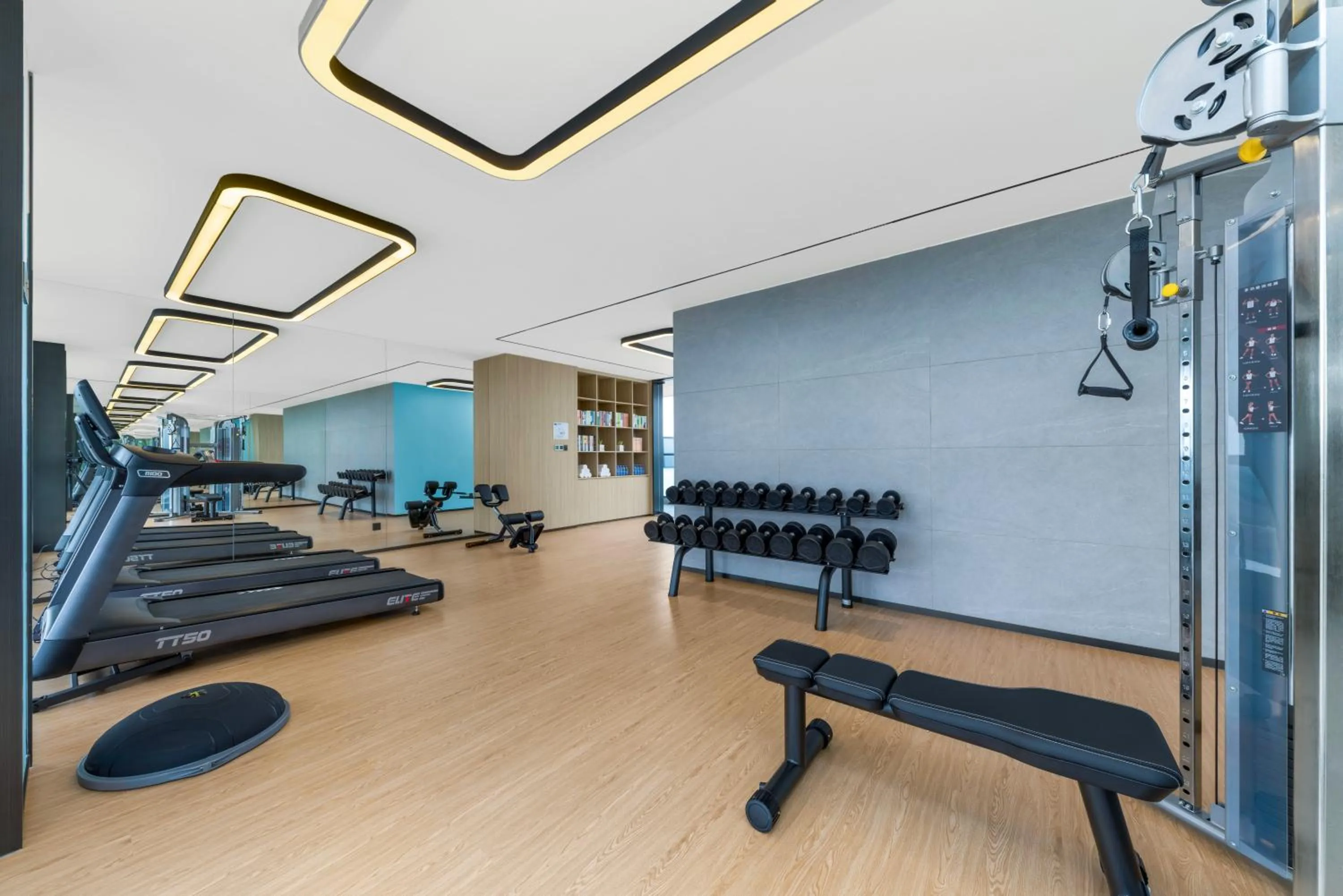 Fitness centre/facilities in Holiday Inn Express Jiangmen Yinhu Bay by IHG