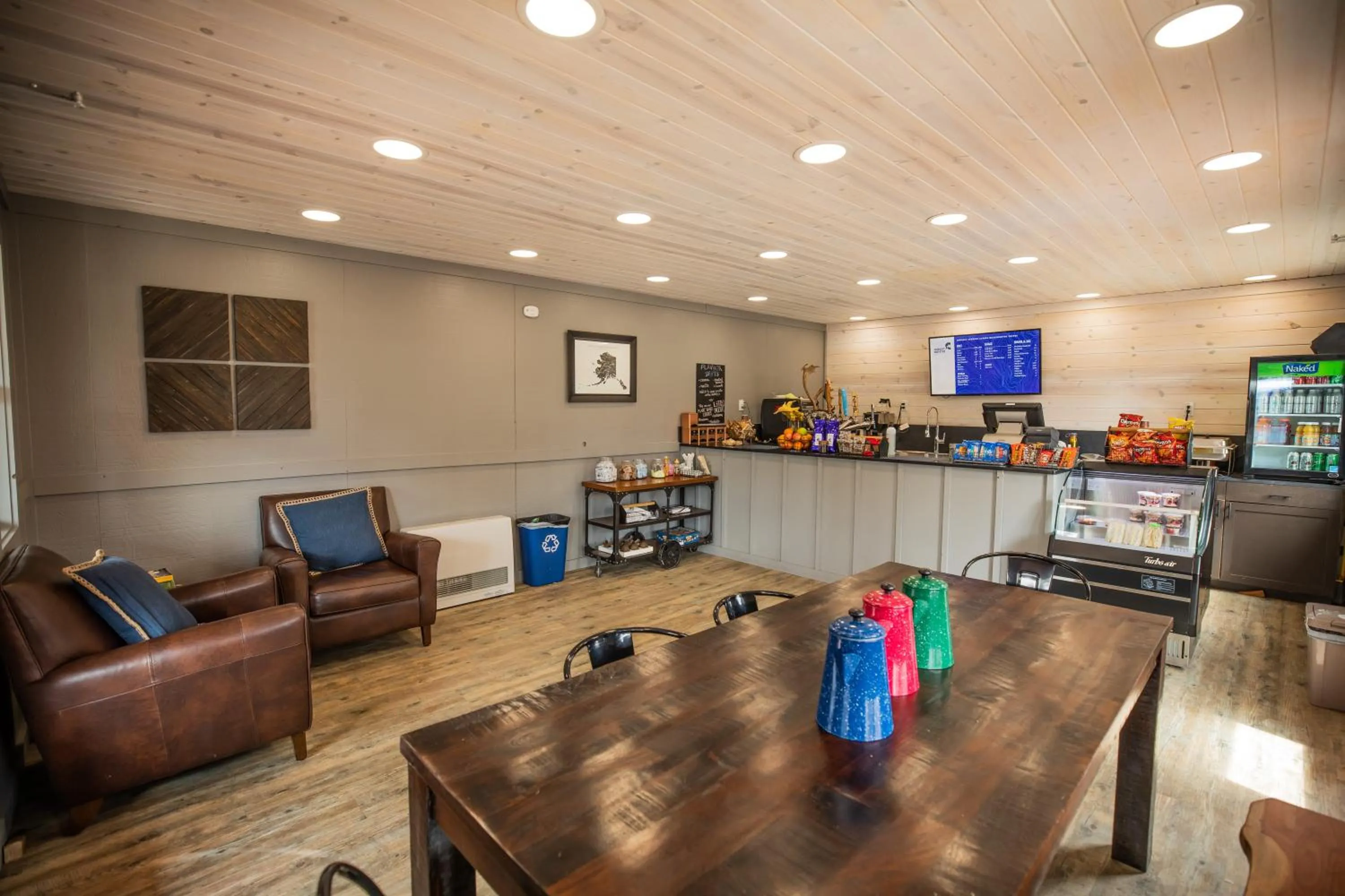 Coffee/tea facilities in Denali Cabins