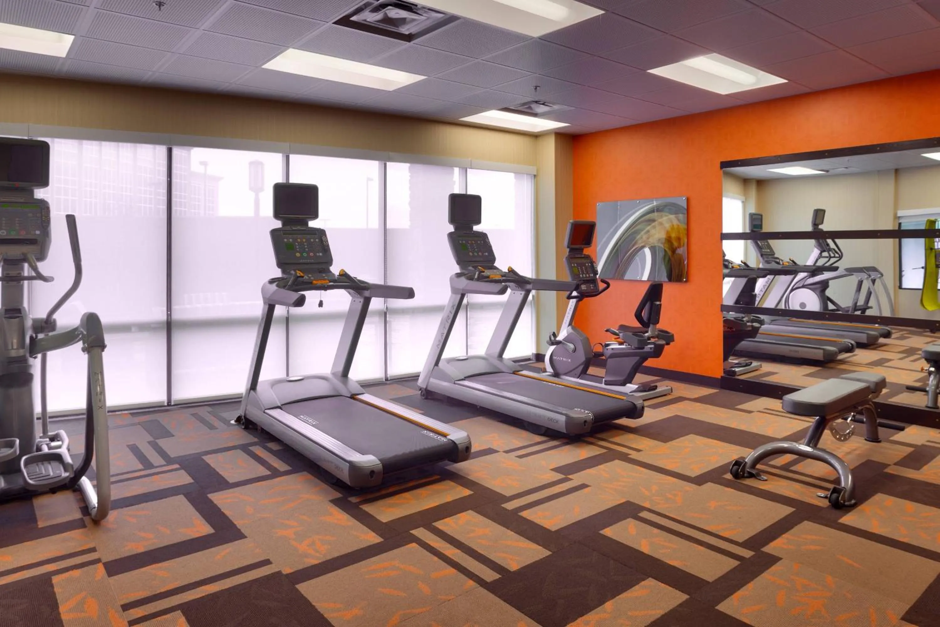 Fitness centre/facilities in Courtyard by Marriott Lehi at Thanksgiving Point