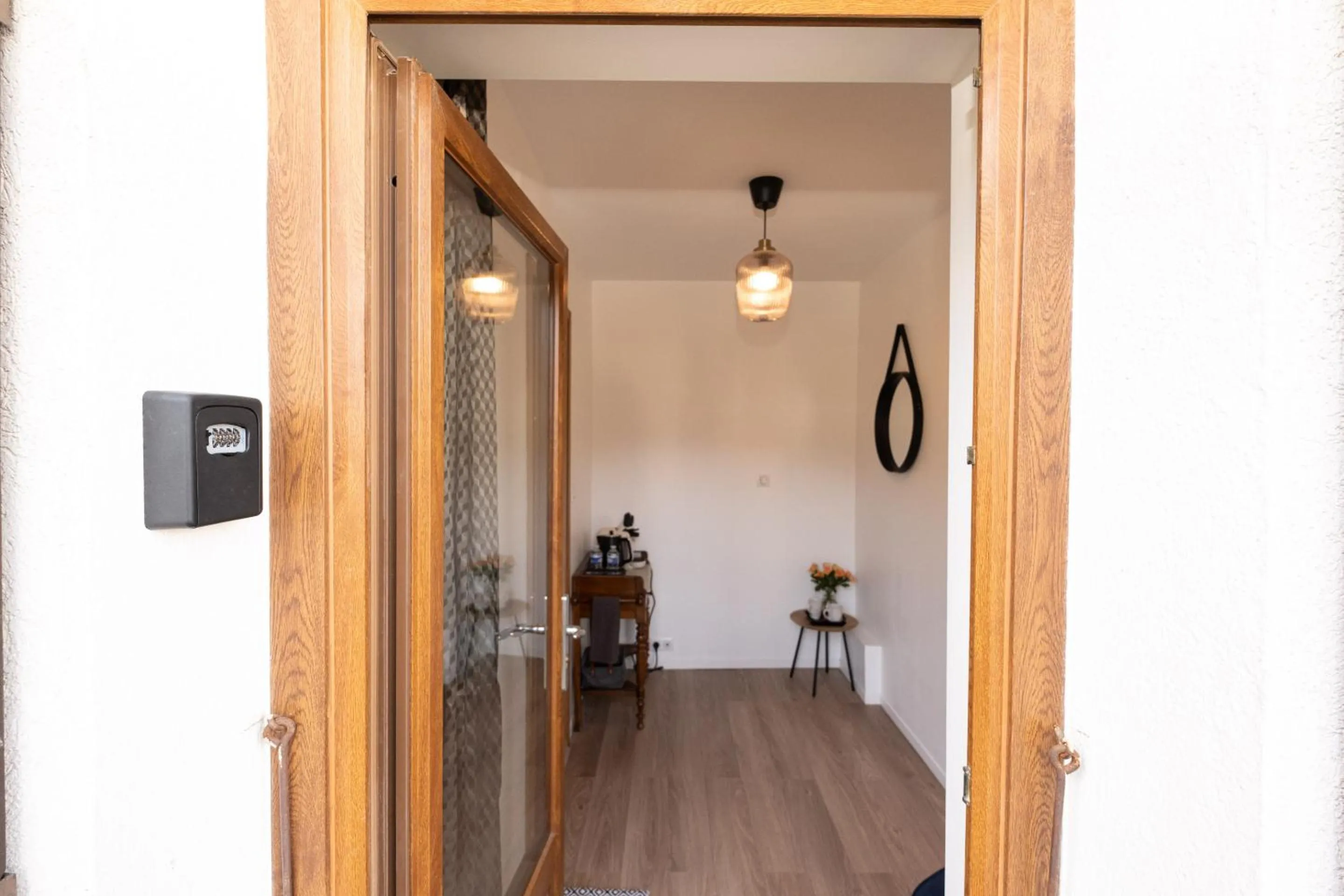 Lobby or reception in Chalet les Myrtilles